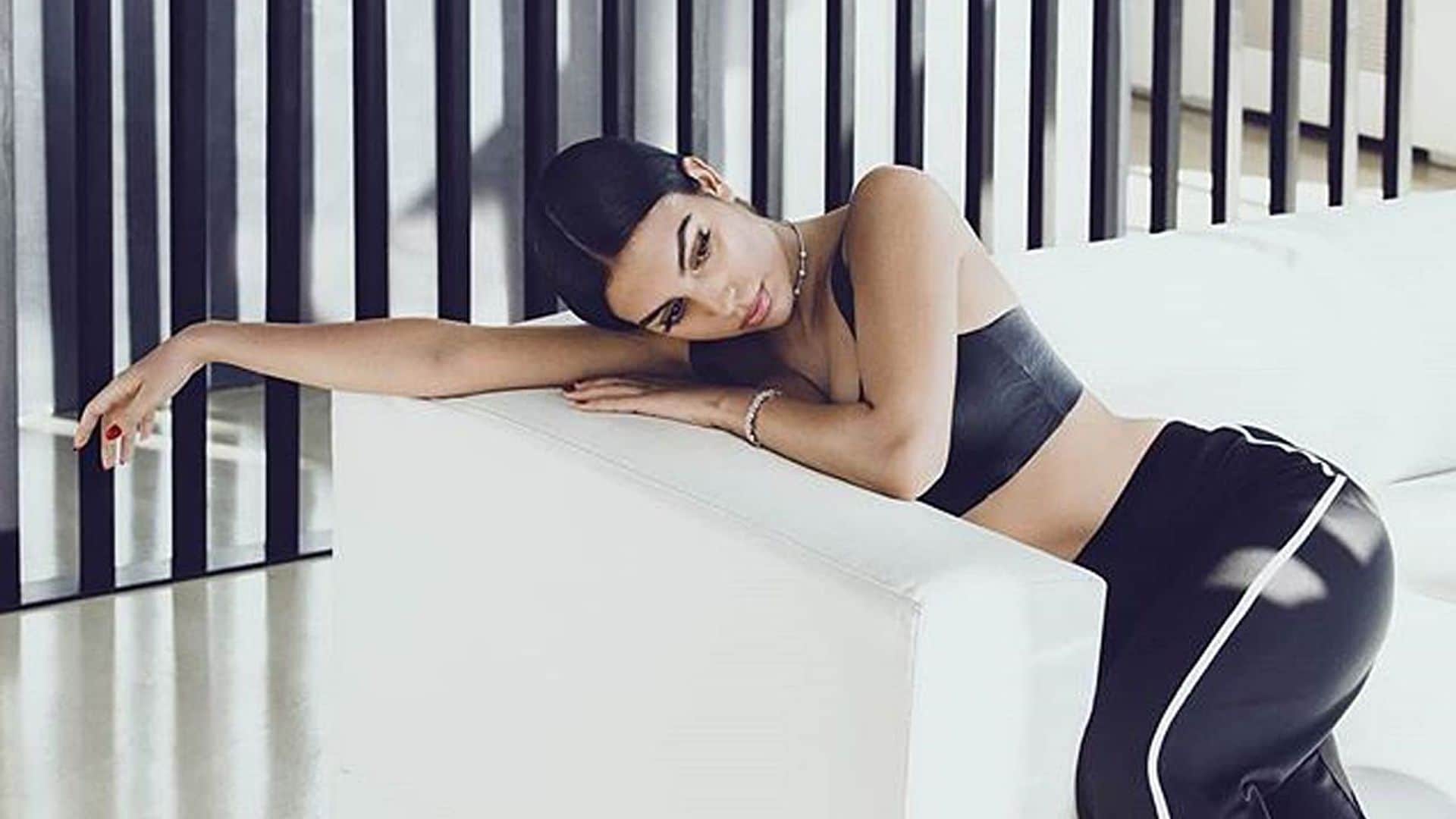 Georgina Rodríguez contradice a Karl Lagerfeld: el chándal es el nuevo lujo