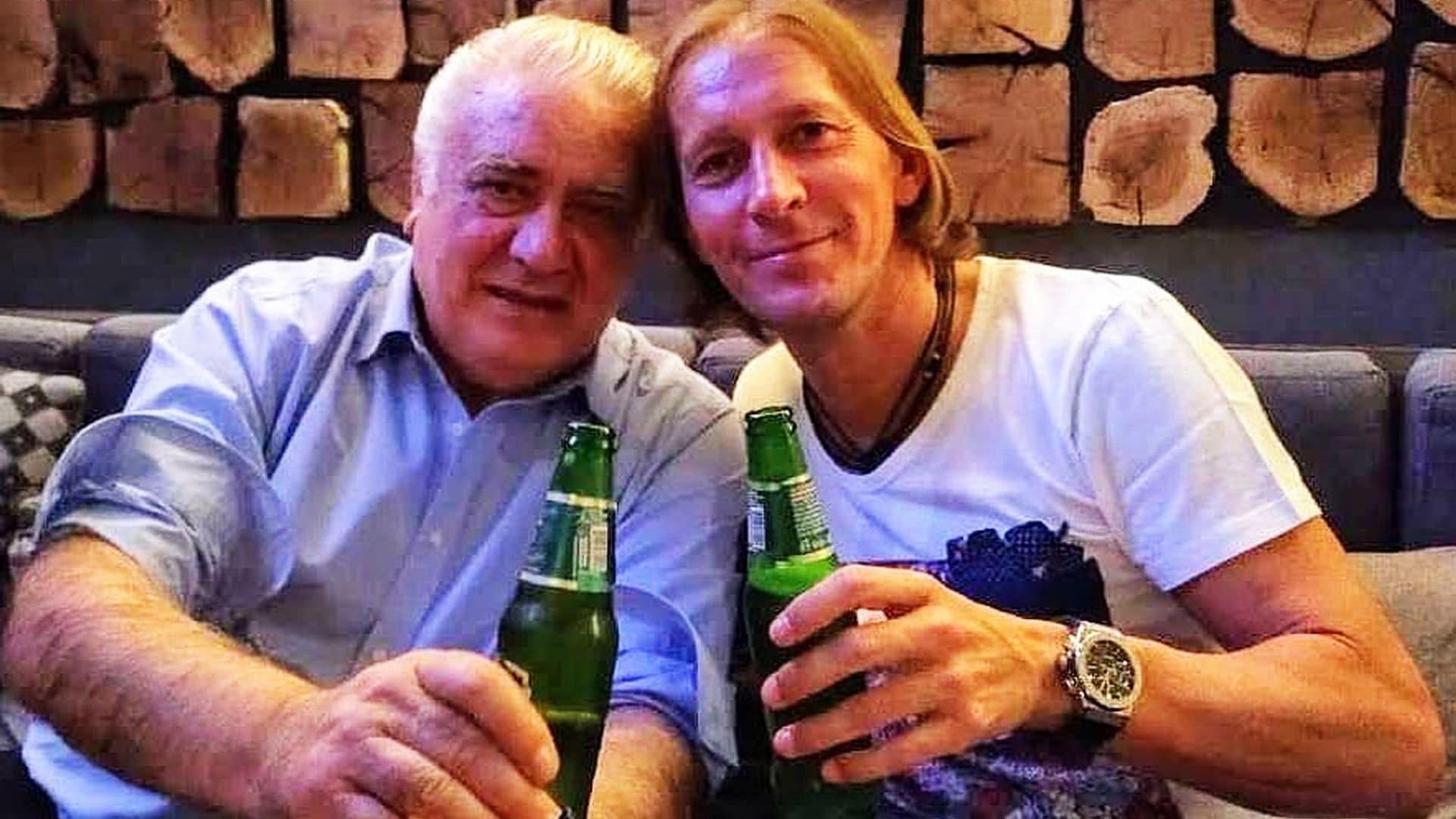 La emotiva despedida de Michel Salgado a su suegro, Lorenzo Sanz