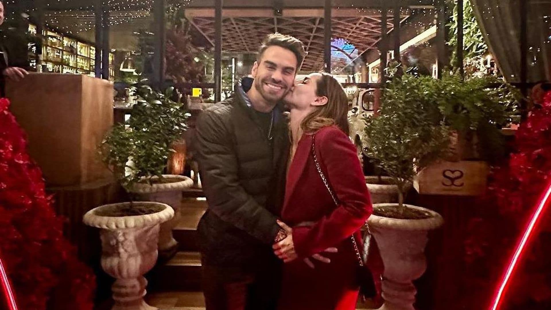 Carmen Villalobos se pone romántica en su reencuentro con Frederik Oldenburg