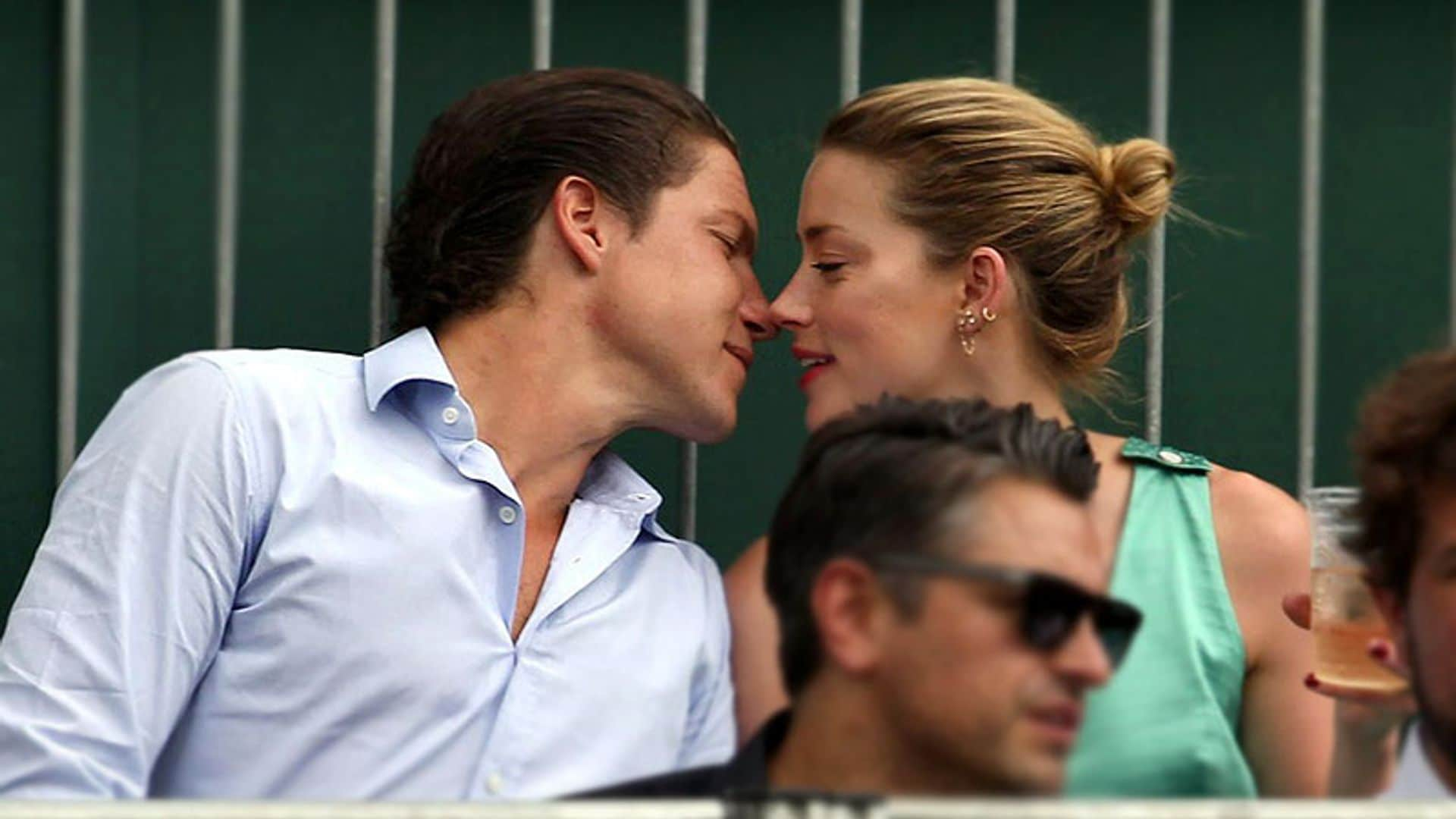 Amber Heard y Vito Schnabel confirman su relación en Wimbledon