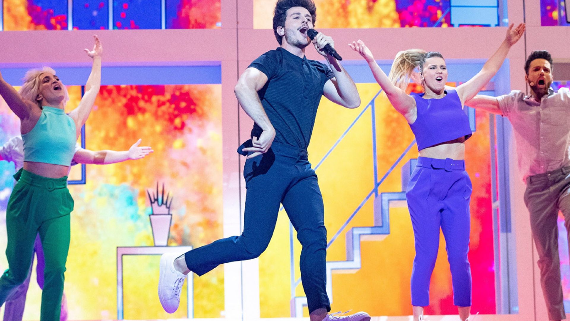 '¡Sí!', Miki estalla de alegría al saber en qué momento de la gala de Eurovisión actuará