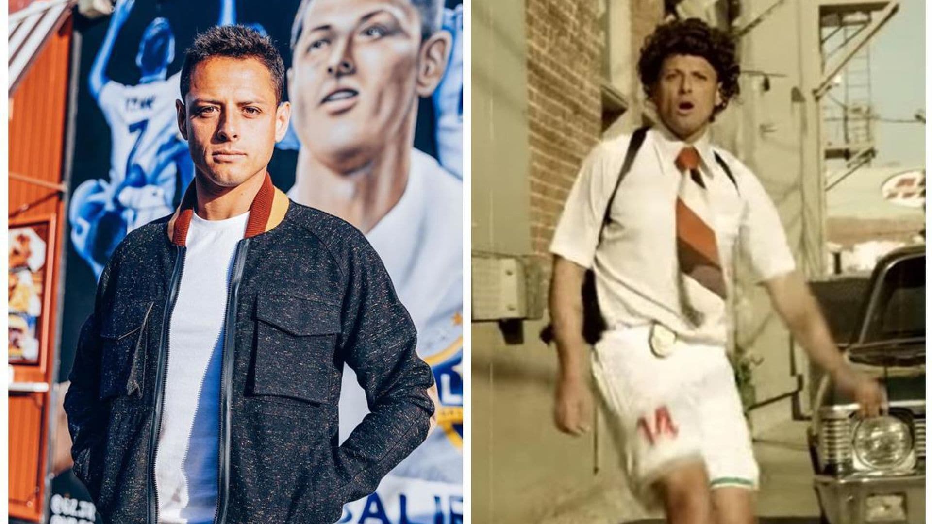 Javier ‘Chicharito’ Hernández se convierte en actor por un día y le desea suerte a sus rivales de la cancha