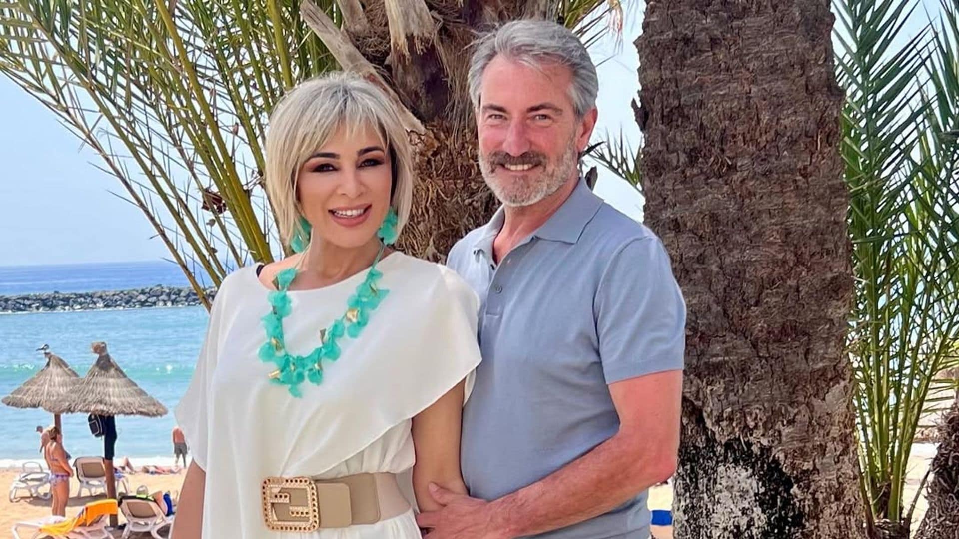 La nueva vida de Ana María Aldón alejada de la televisión: volcada en su hijo, de 11 años, y preparando su boda con su novio, Eladio