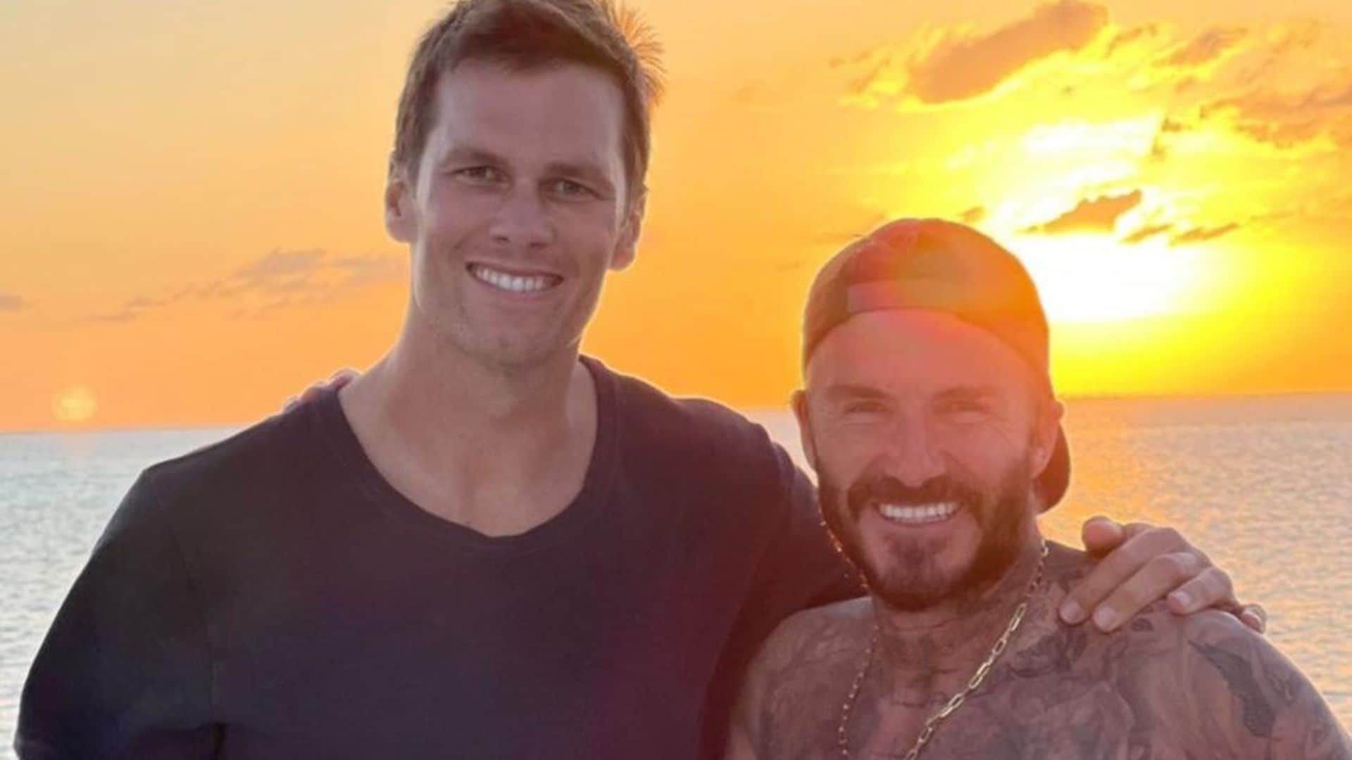 Tom Brady y David Beckham: La amistad de dos dioses del deporte