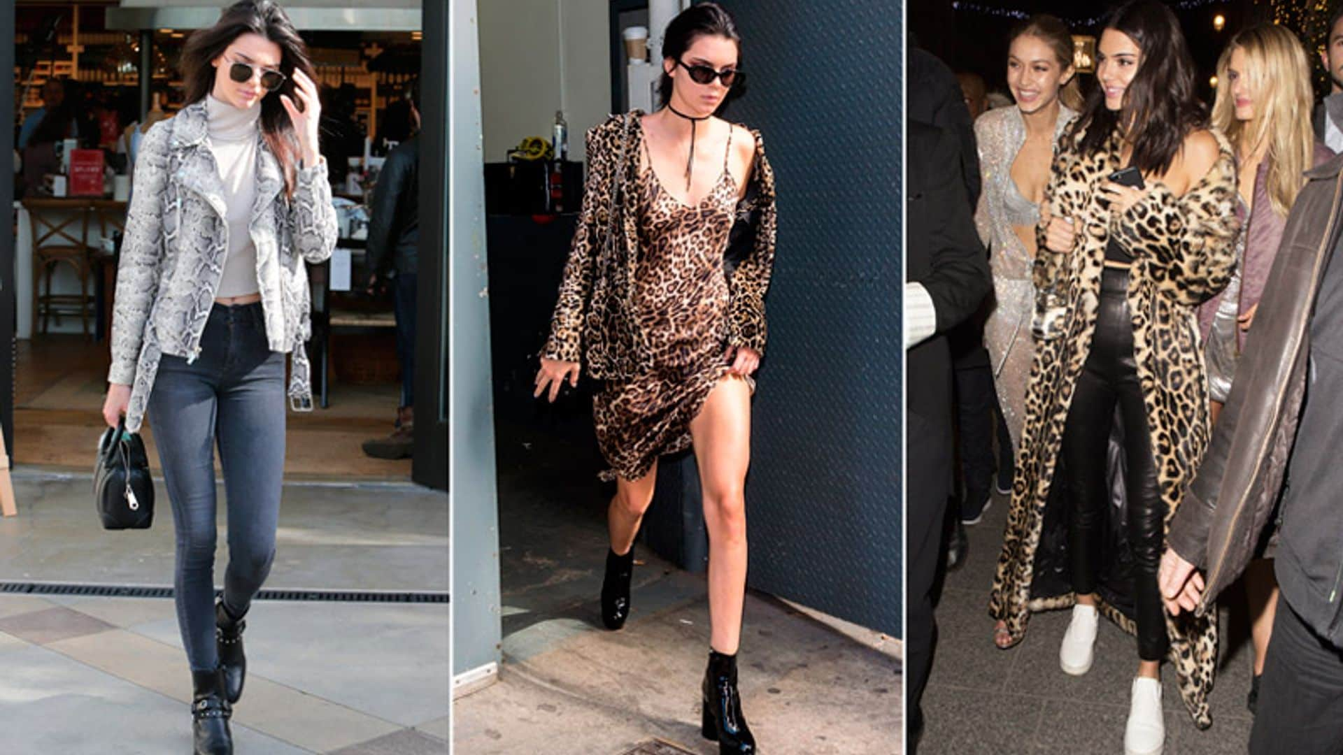 Guía de estilo: Cómo convertirse en la reina del 'animal print', por Kendall Jenner