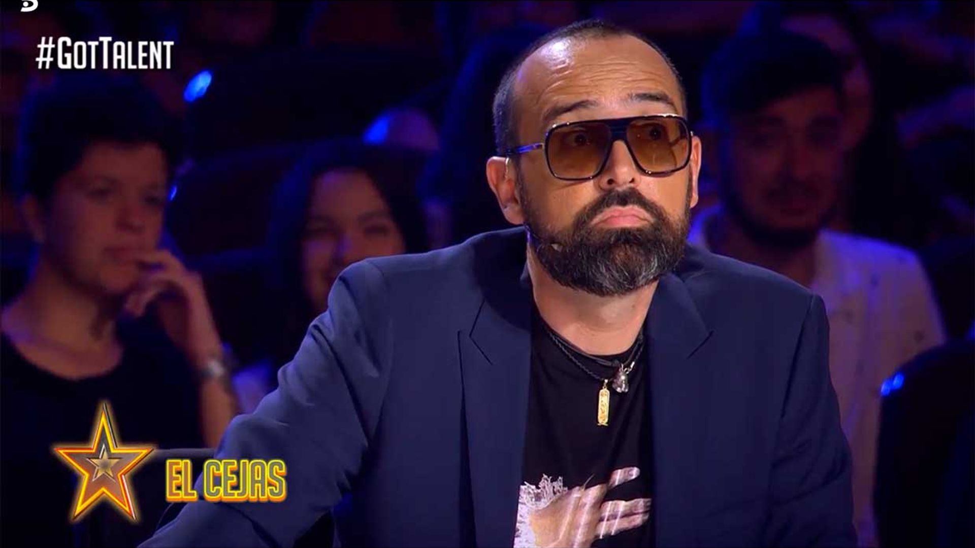 Risto Mejide recibe una divertida advertencia de 'El Cejas' ante la cuarta semifinal de 'Got Talent'