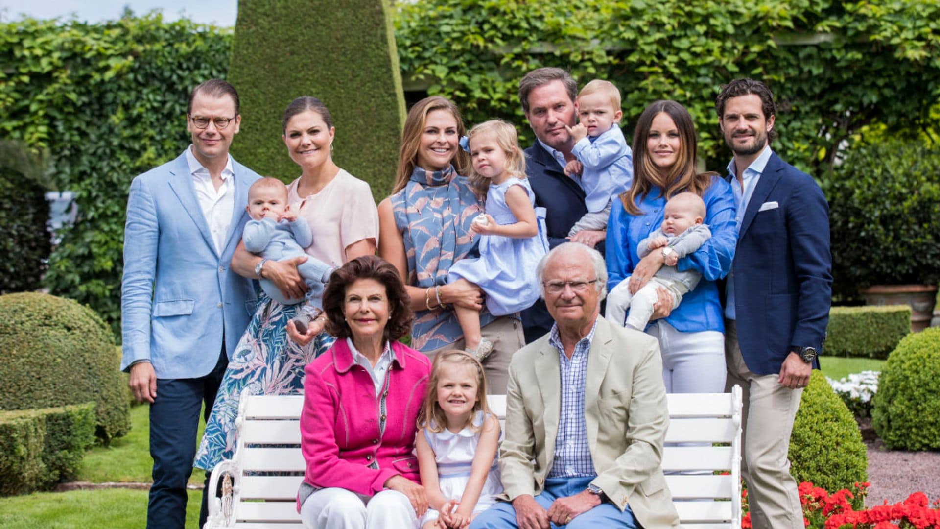 Estos son los ocho nietos de Carlos Gustavo de Suecia que este domingo cumple 77 años