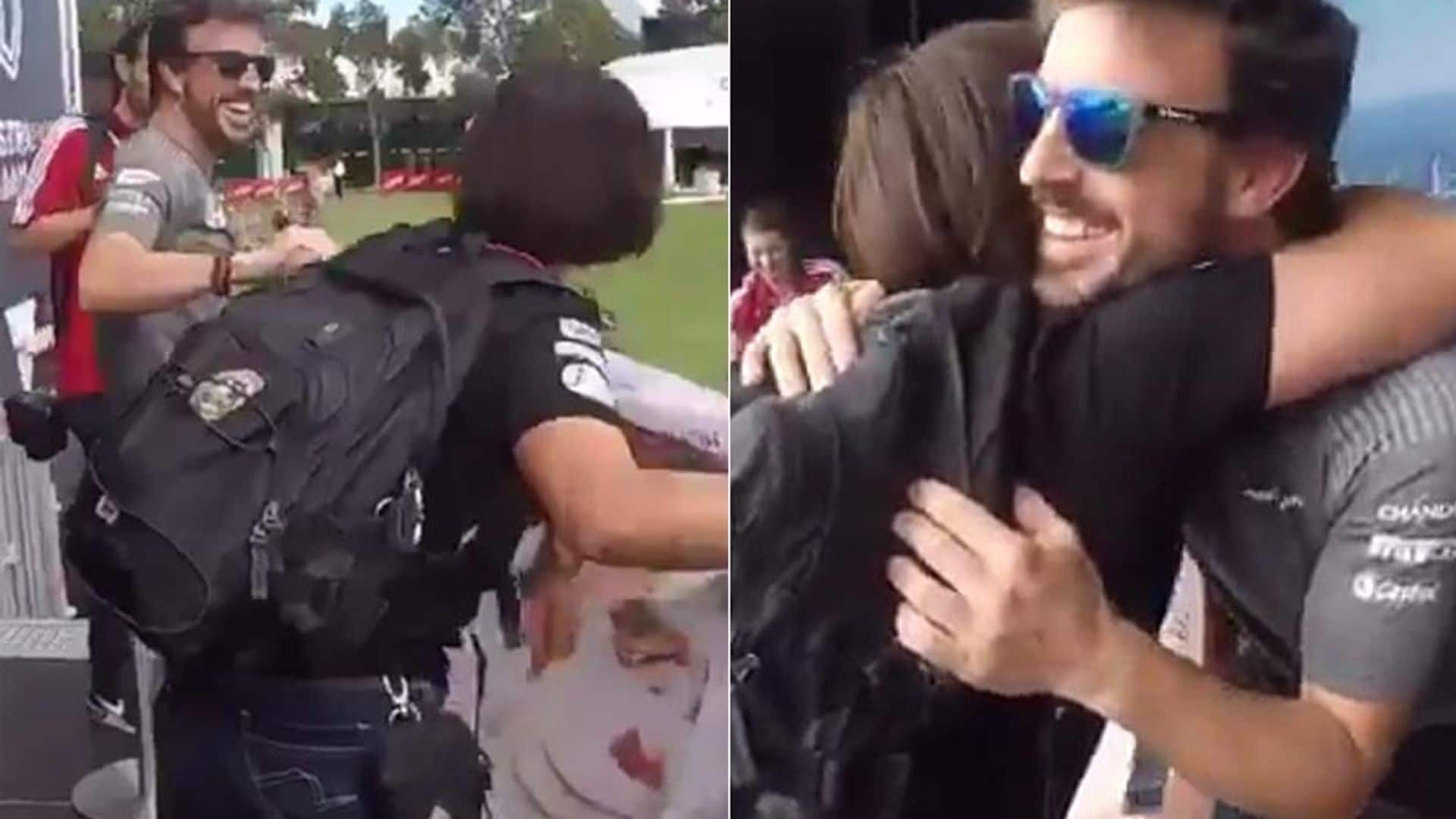 'I love youuu!!!’, Fernando Alonso desata la locura