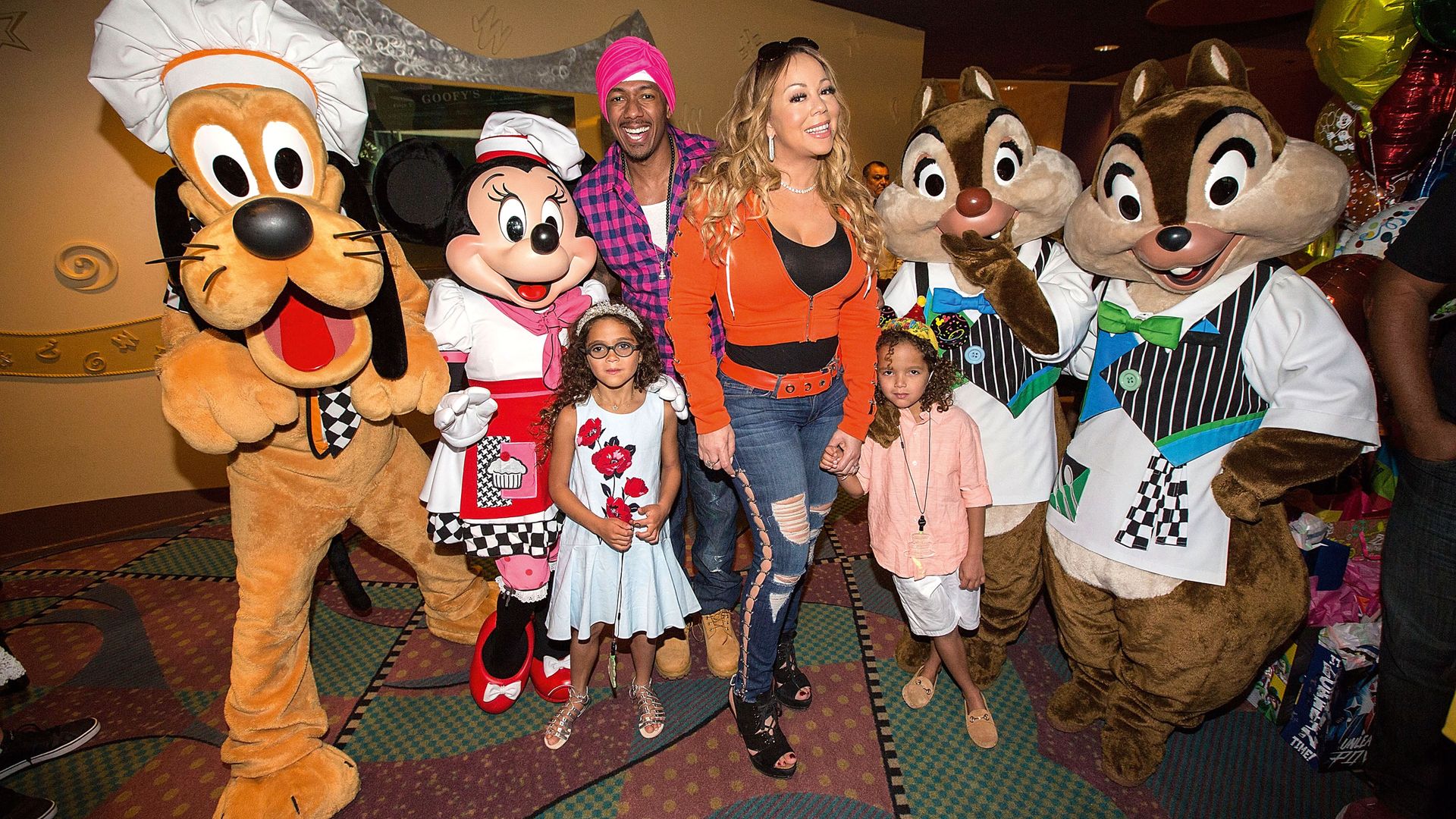 Mariah Carey en el parque Disney