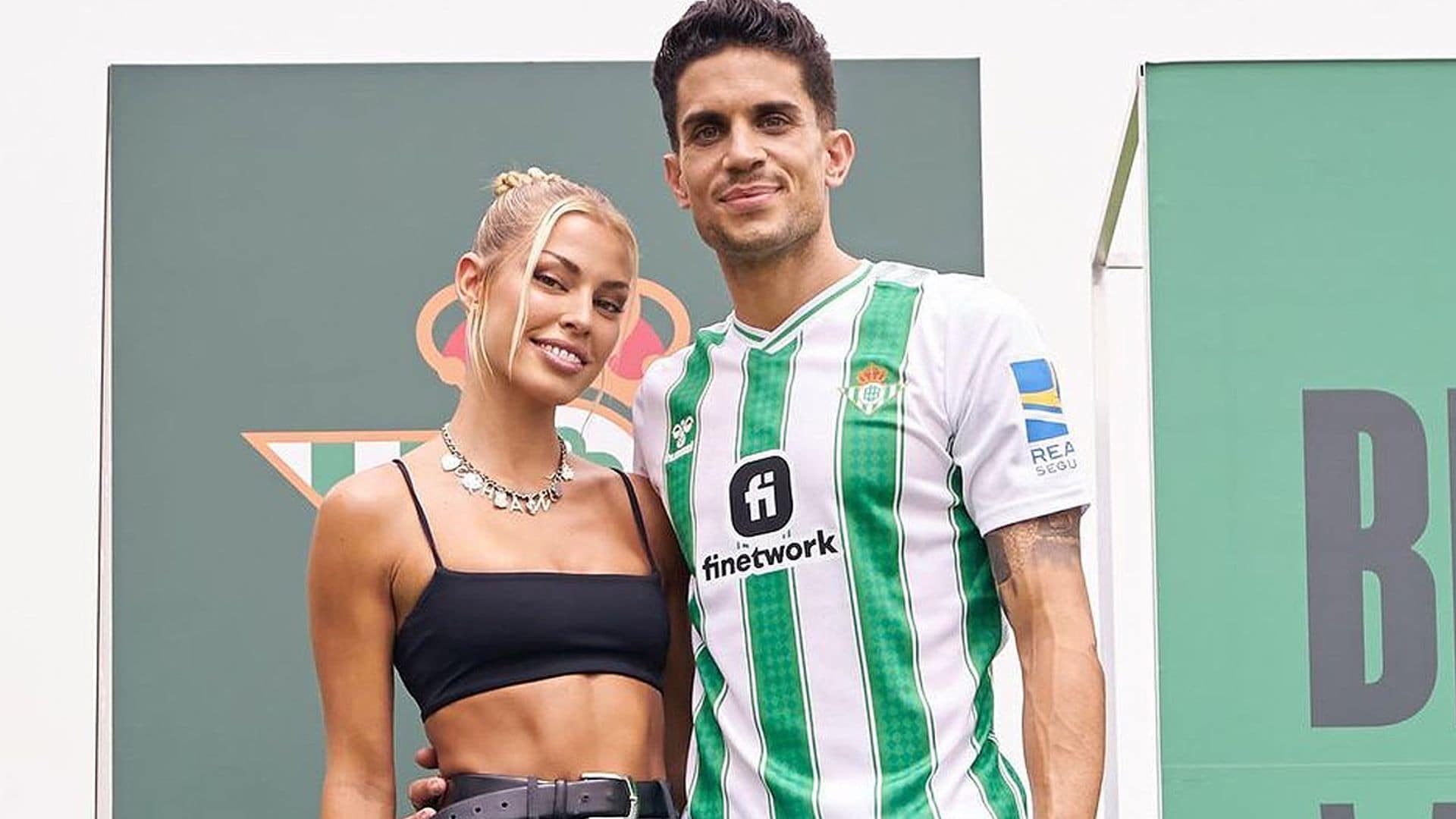 Las imágenes que confirman que Jessica Goicoechea ya es una más en la familia de Marc Bartra