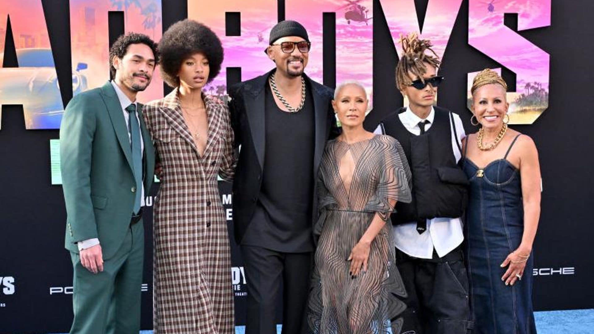 Cobijado por el cariño de su familia, Will Smith celebra el estreno de su cinta junto a Jada Pinkett y sus hijos