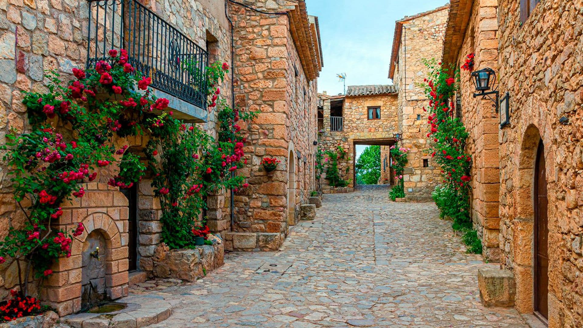 Bonito pueblo medieval de Siurana, en el Priorat, Tarragona