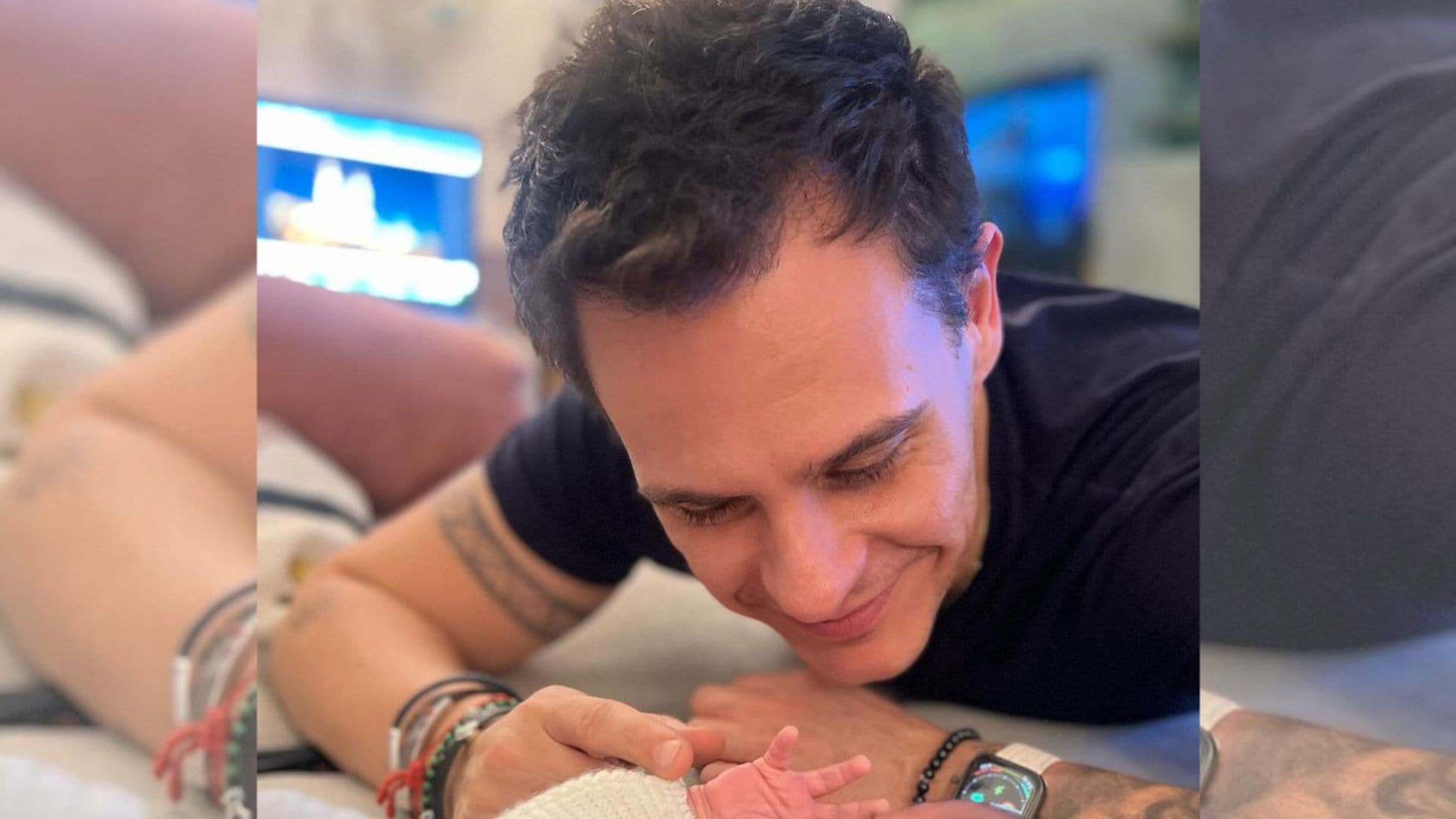 Patricia Pardo y Christian Gálvez celebran el primer cumplemés de su hijo con las imágenes más tiernas