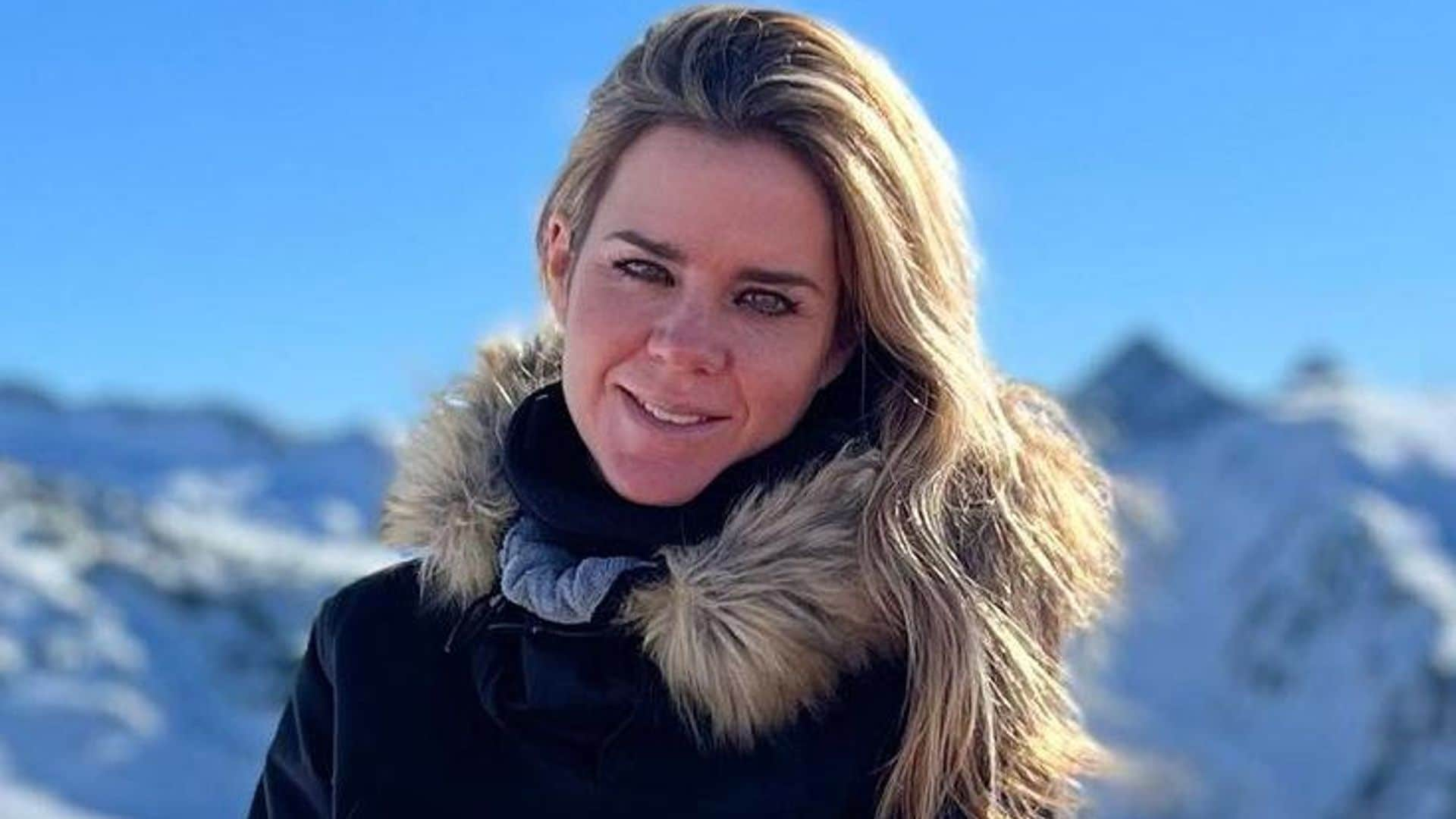 Amelia Bono y Manuel Martos: dos ex muy bien avenidos en la nieve de Baqueira