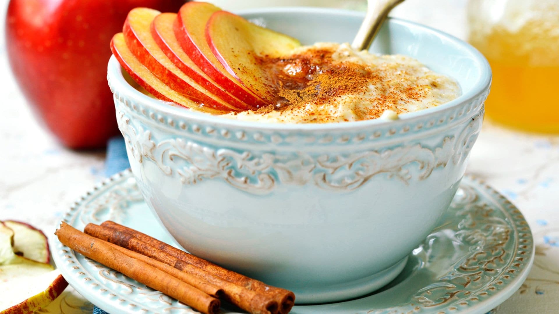 'Porridge' de manzana y canela