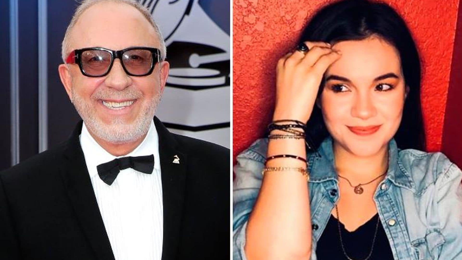 Emilio Estefan desmiente que fuera a lanzar a Sarita, la hija de José José, como cantante