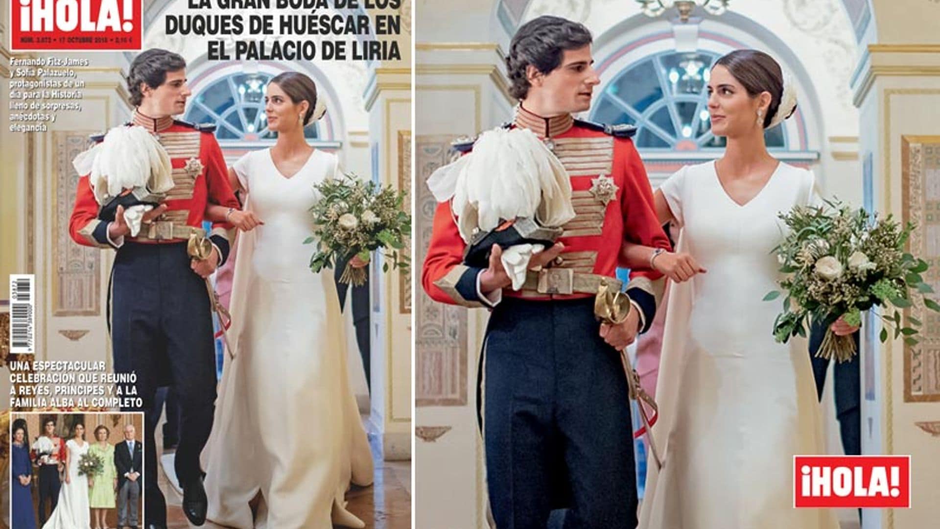 ¡HOLA! adelanta su edición y sale a la venta este martes con motivo de la gran boda de los Duques de Huéscar en el Palacio de Liria