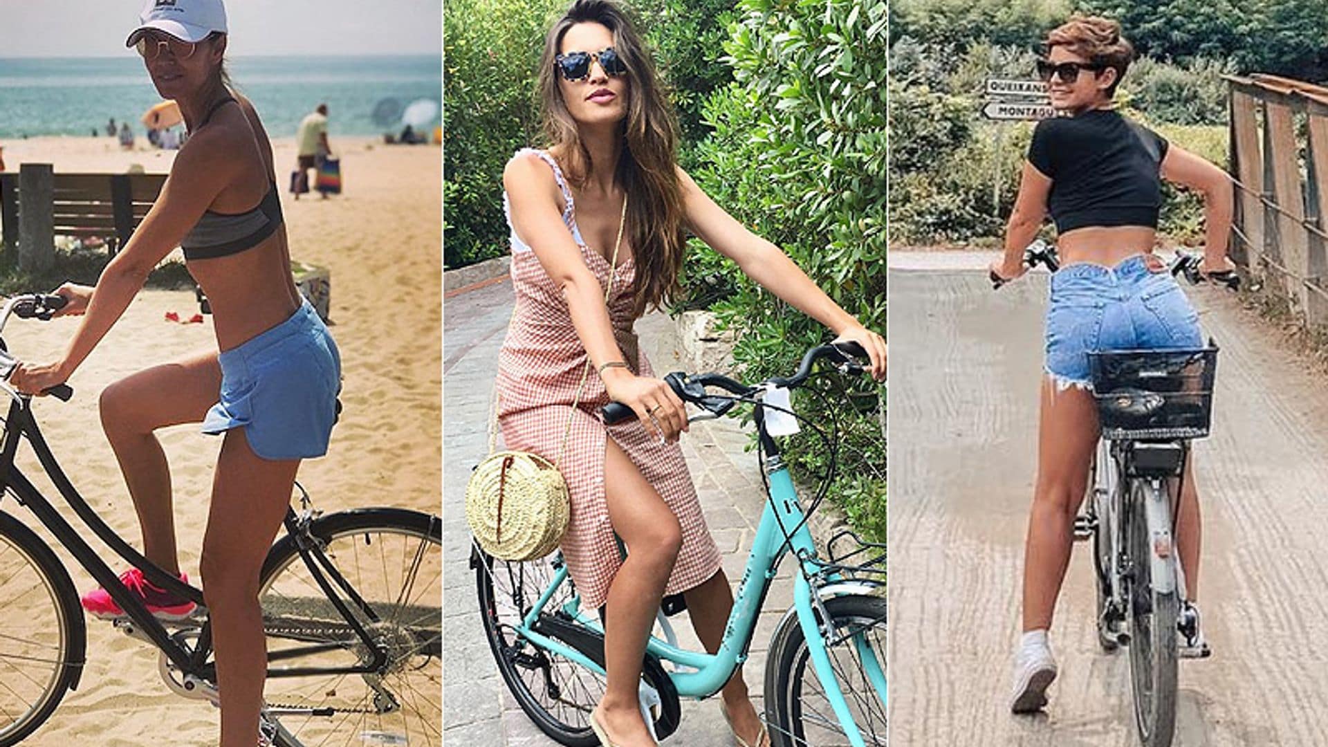 Las bicicletas son para el verano y estas 'celebs' lo demuestran