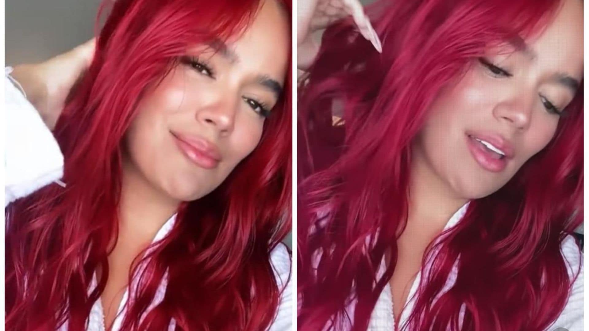 Inspirada en ‘La Sirenita’, Karol G estrena tinte de pelo, ¡tienes que ver su nuevo look!