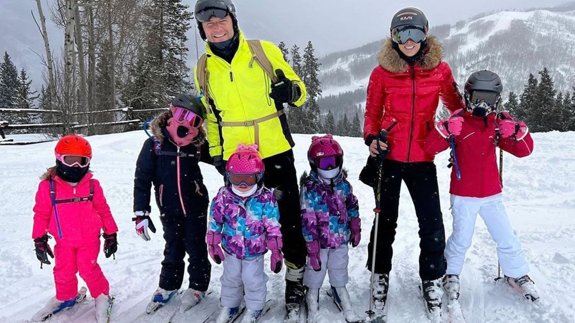 ¡Diversión bajo cero! Jacky Bracamontes y su familia disfrutan de unas vacaciones en la nieve