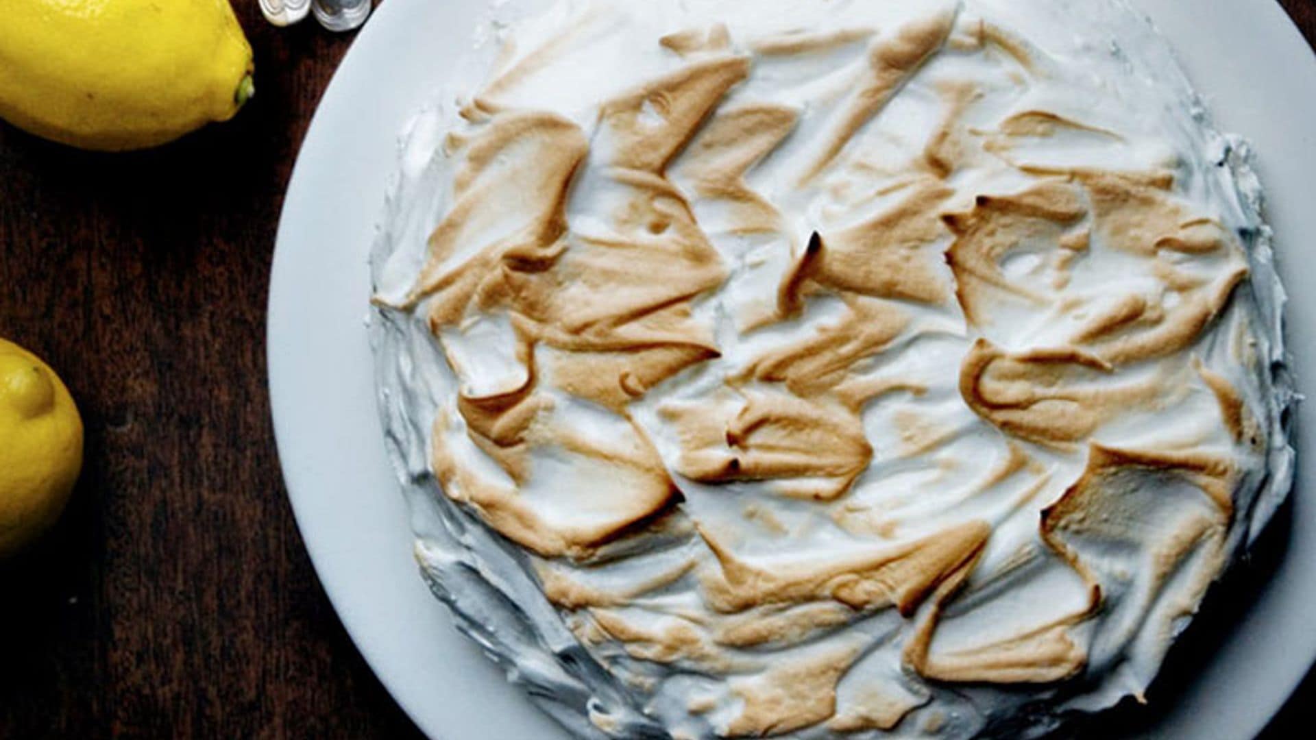 Tarta de merengue de limón