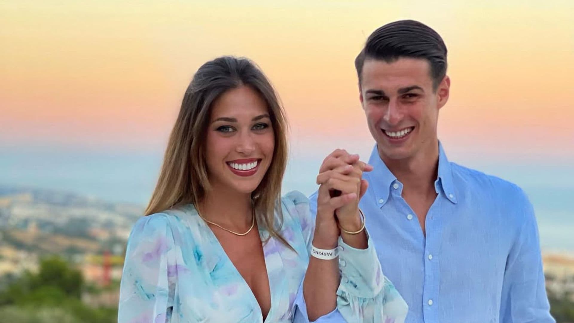 Kepa Arrizabalaga y Andrea Martínez se convierten en padres de gemelas el último día del año