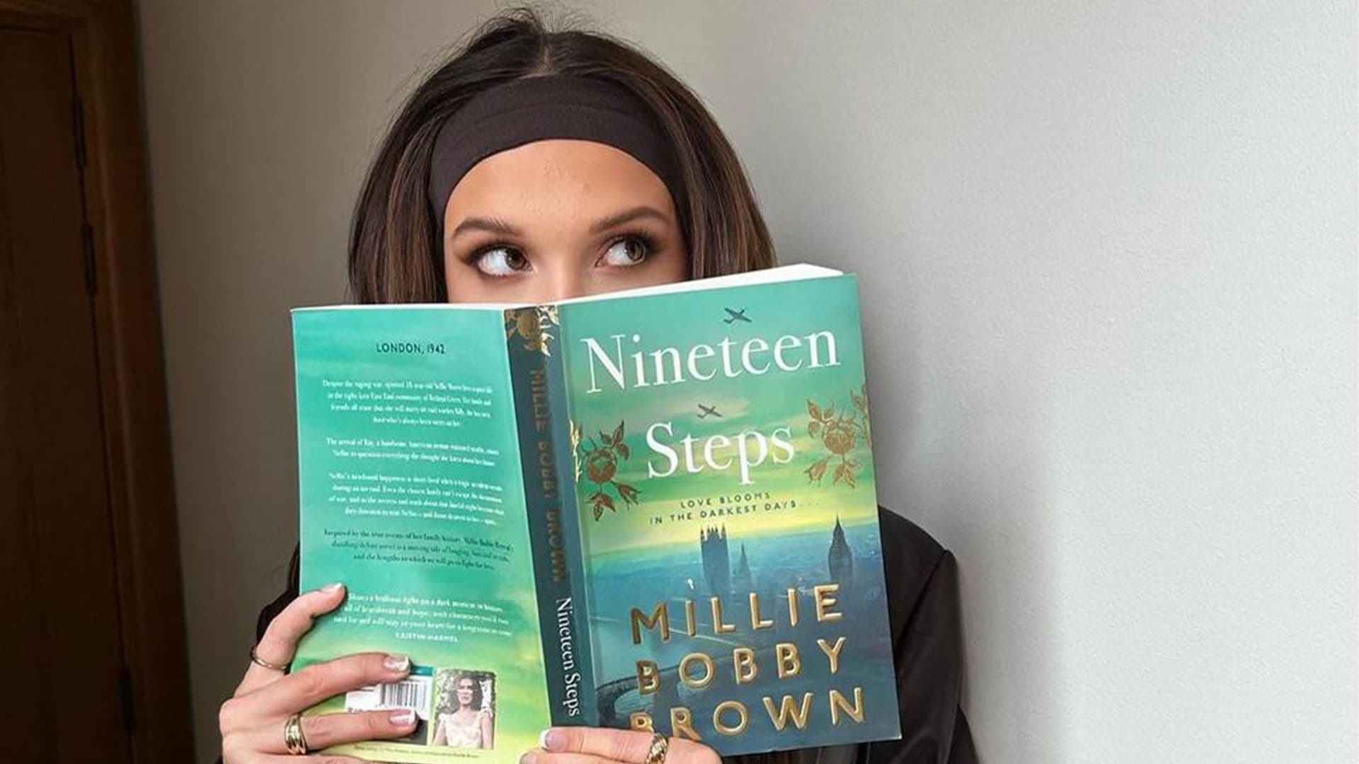 millie bobby brown y su libro quot nineteen steps quot 