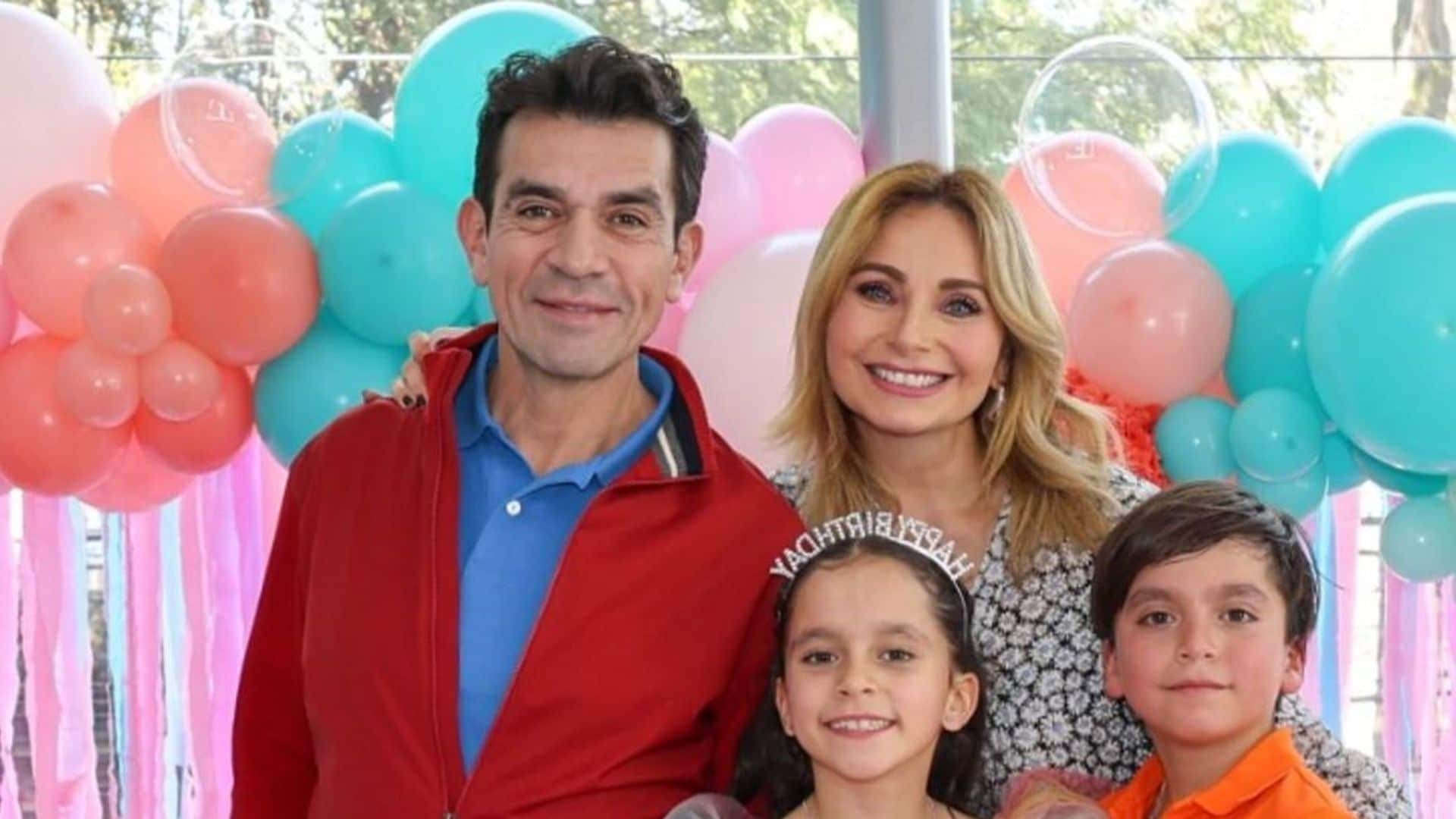 ¡Fiesta doble! Elizabeth Álvarez y Jorge Salinas celebran los 9 años de sus mellizos