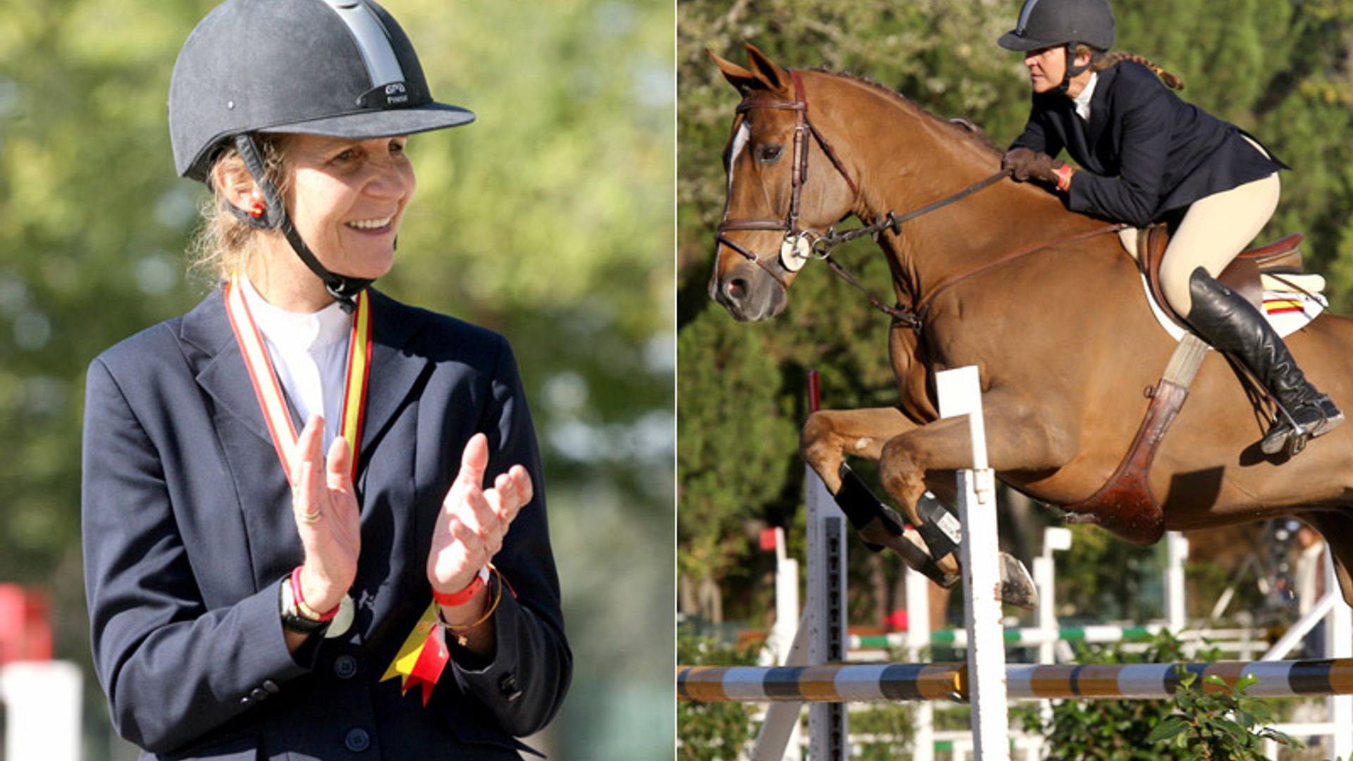 La infanta Elena se 'corona' en la hípica con el título de subcampeona de España de Salto ‘amateur'