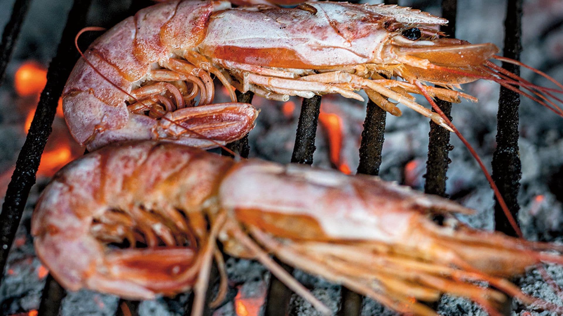 Langostinos a la parrilla