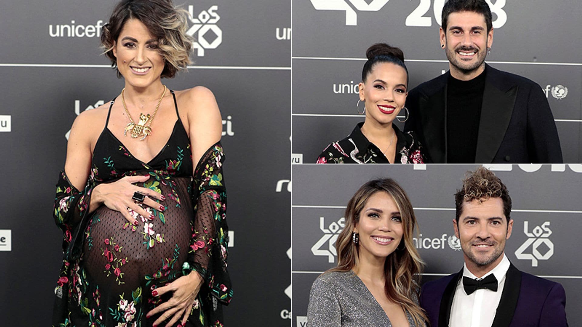 FOTOGALERÍA: 'Baby boom' en la alfombra roja de los premios 40 Principales