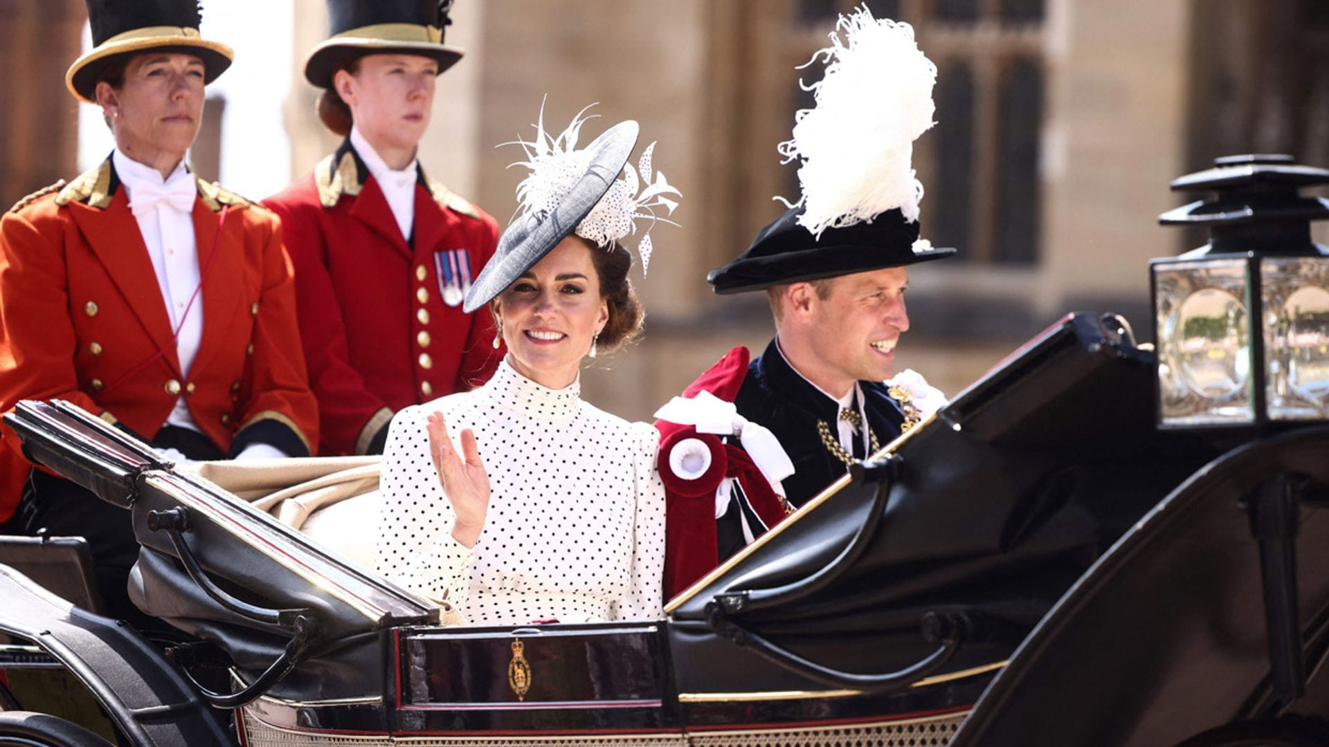 La princesa de Gales impacta con un nuevo vestido de lunares con guiño a la reina Letizia y Diana