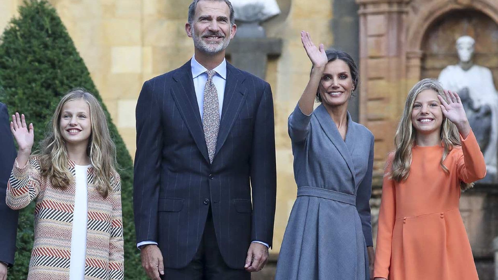 Esta es la agenda completa (y con muchas novedades) de los Reyes y sus hijas en Asturias