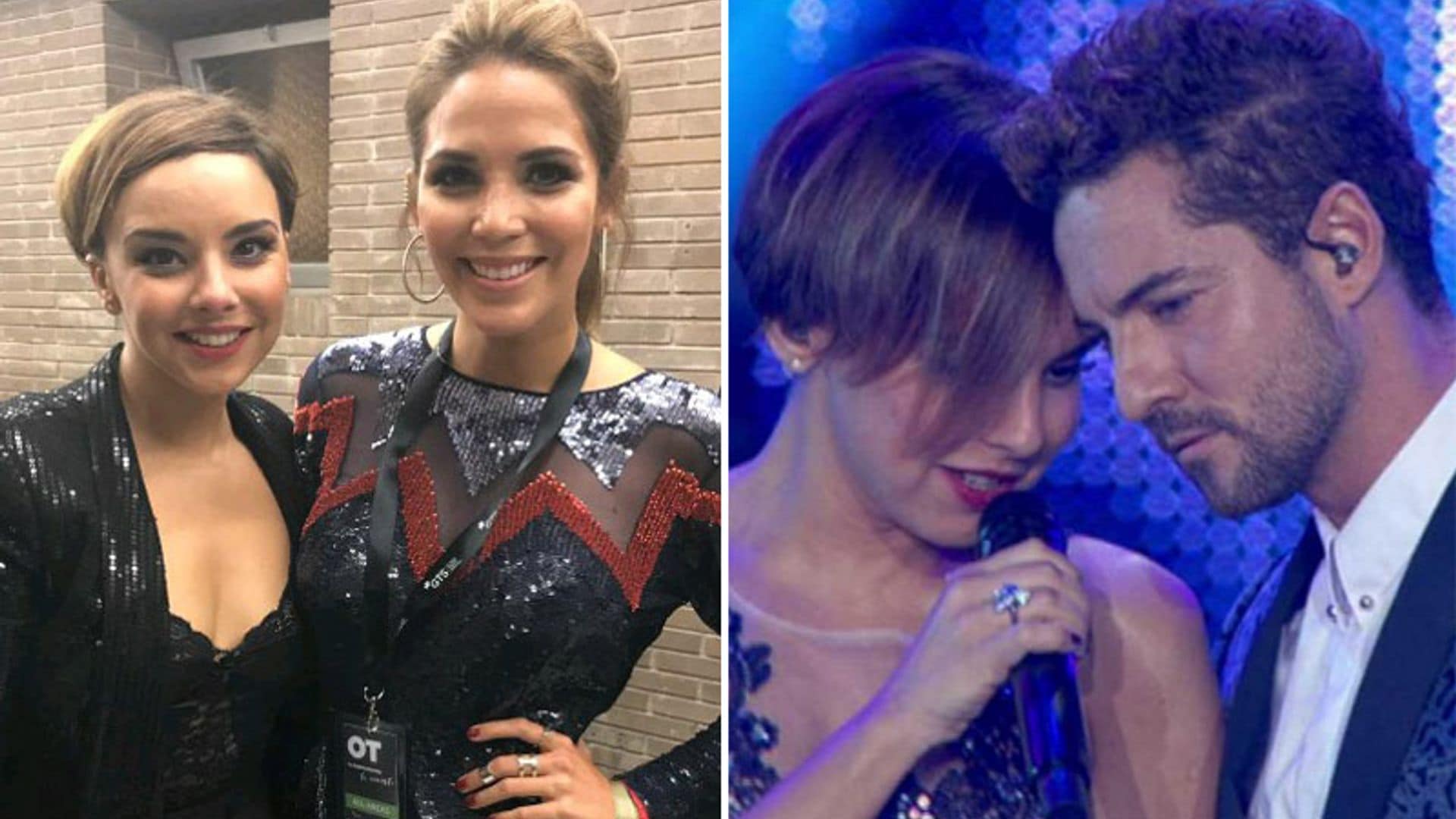 Chenoa, del 'no beso' con David Bisbal a su imagen con Rosanna Zanetti