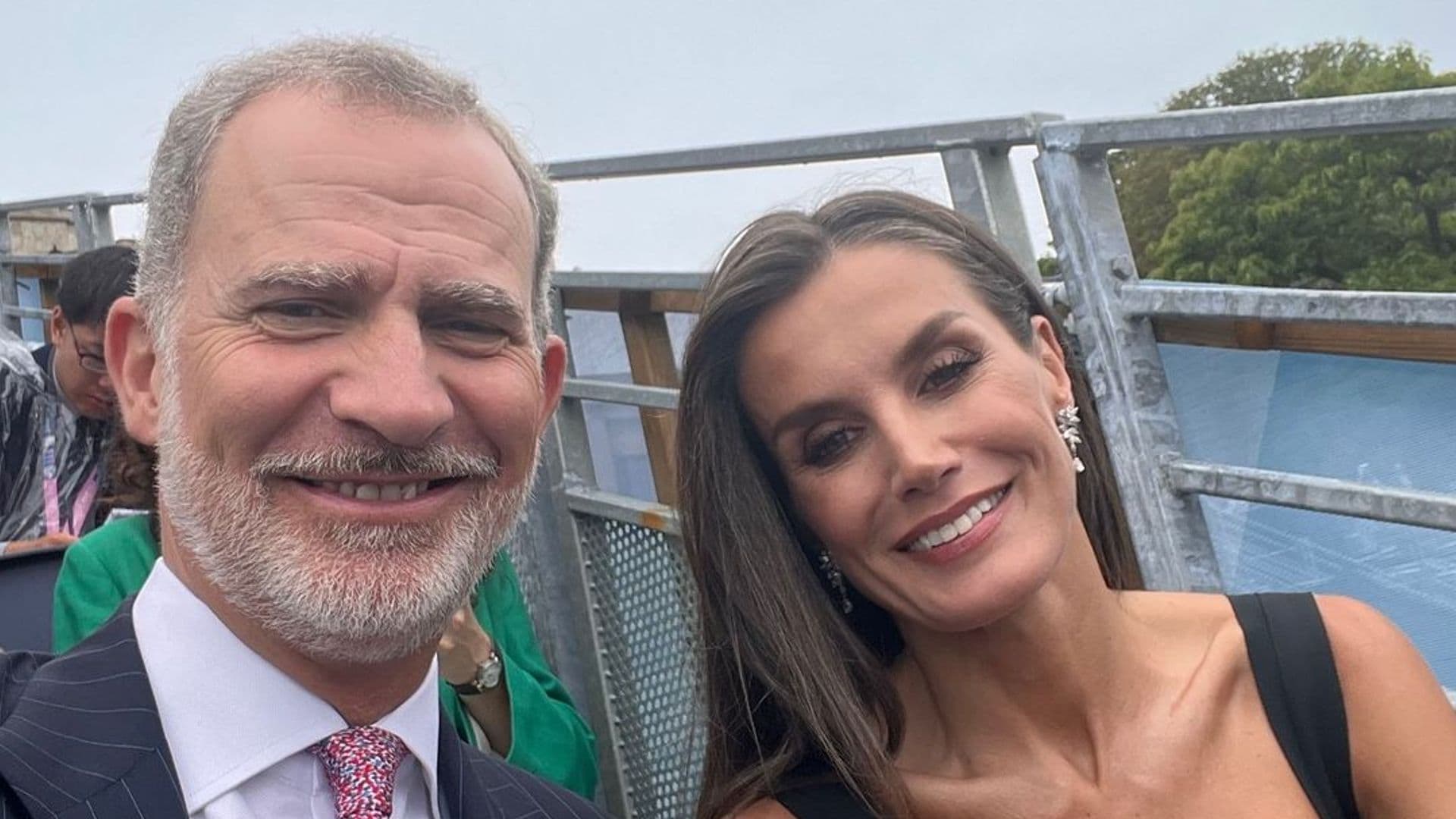 Reyes Felipe y Letizia en los Juegos Olímpicos de París en julio de 2024