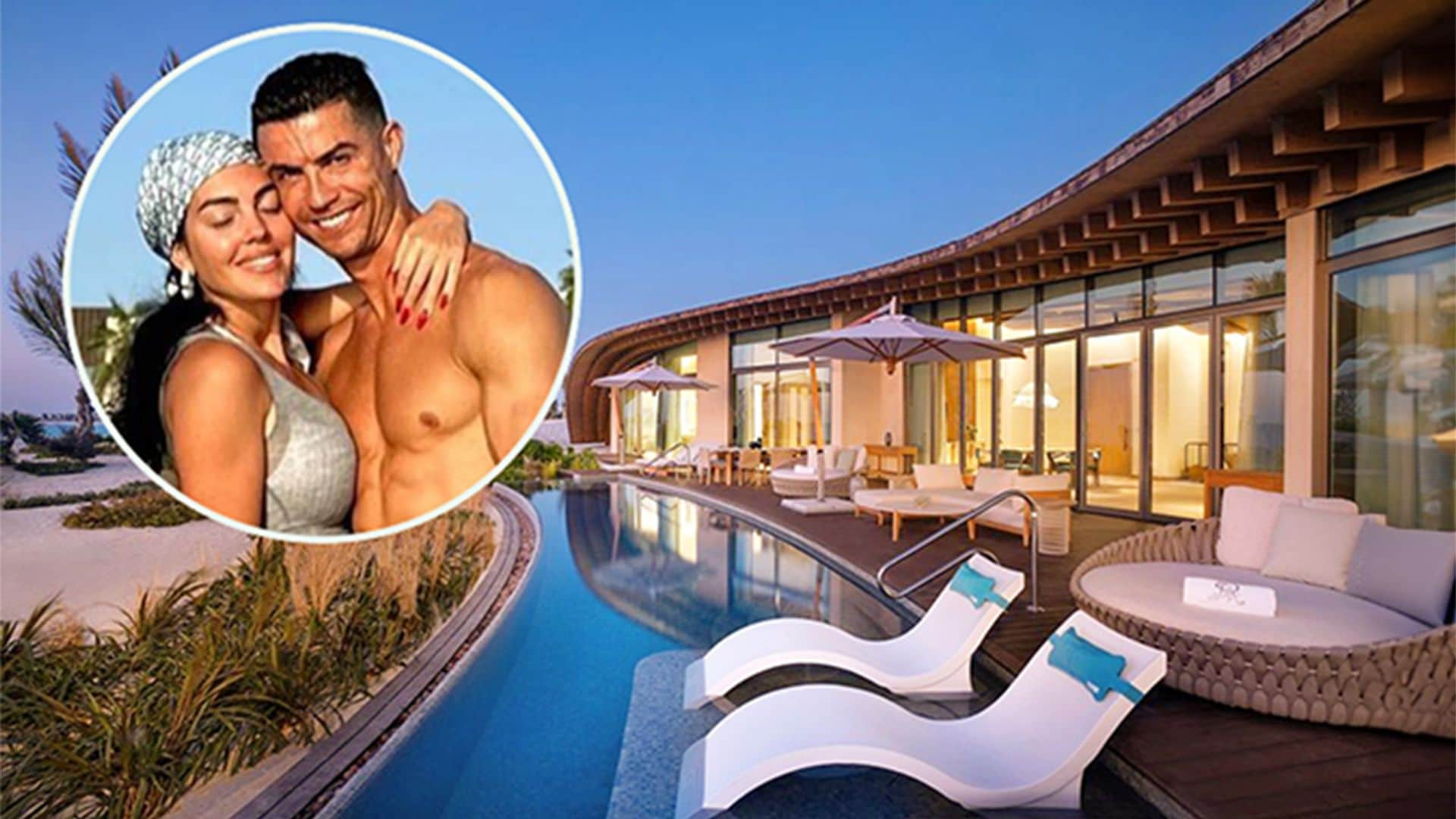 El impresionante resort situado en una isla privada donde Georgina y Cristiano están disfrutando con sus hijos