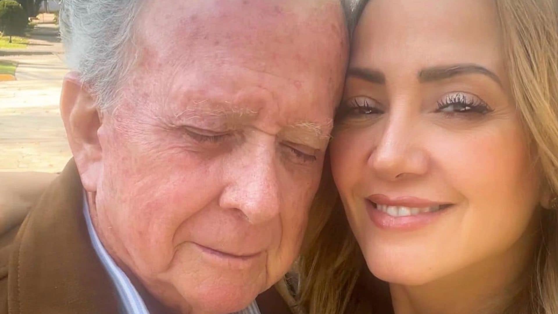 Tras el paso del huracán en Acapulco, Andrea Legarreta se reencuentra con su papá