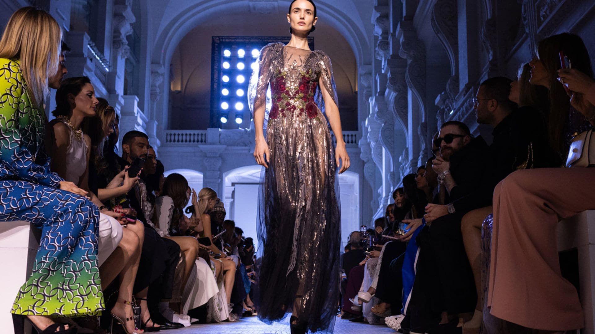 Blanca Padilla revalida su título de musa de la Alta Costura con Elie Saab