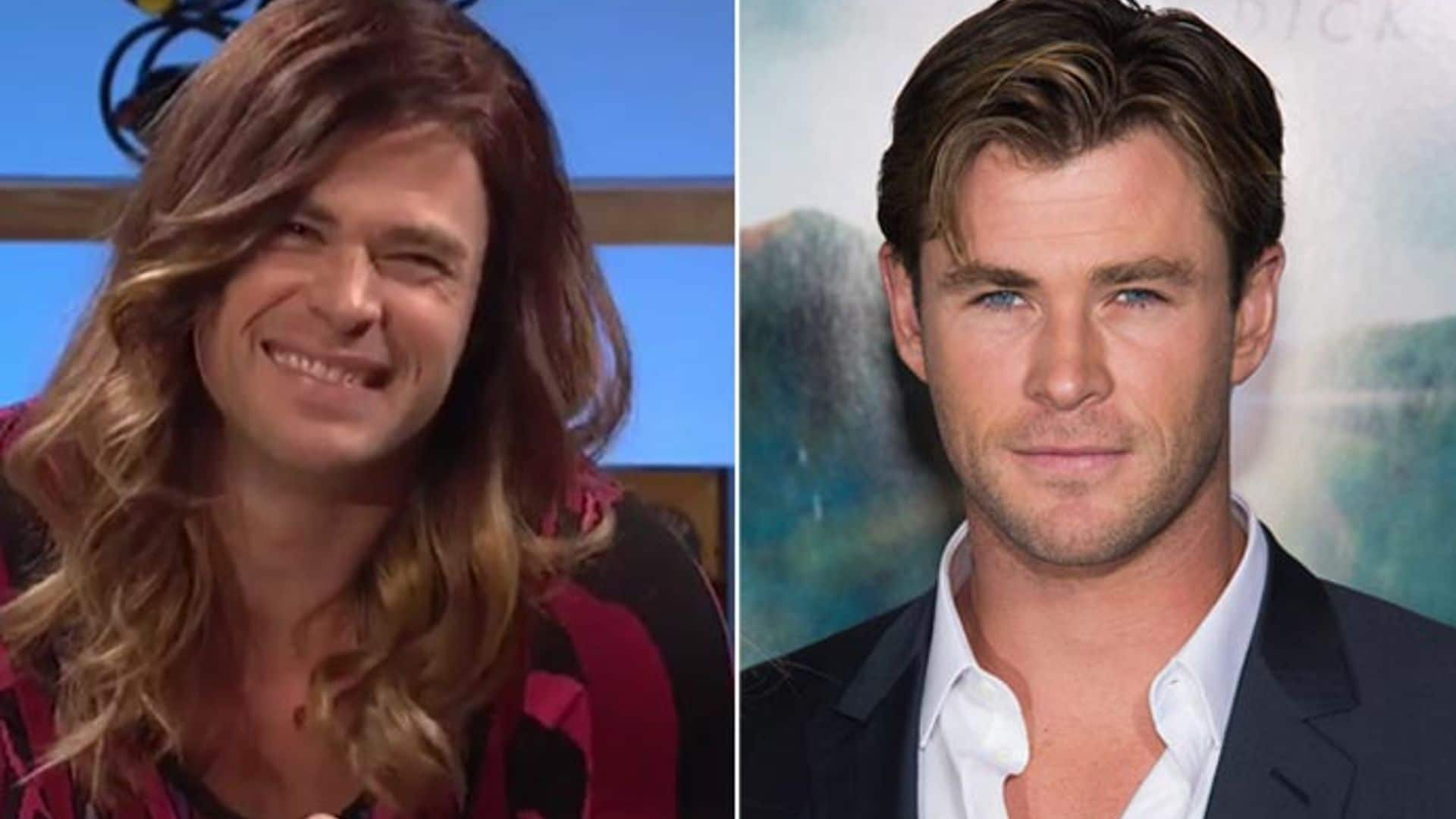 ¡Chris Hemsworth se atreve con todo! Y se hace pasar por una mujer