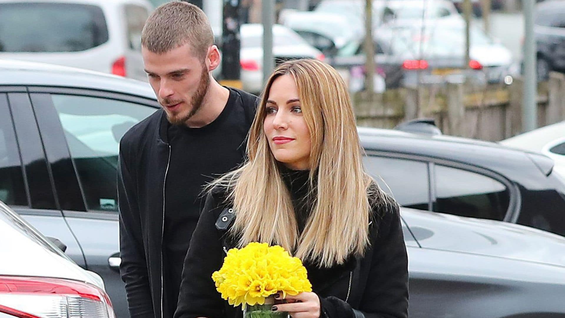 Flores, sonrisas y su familia: el plan perfecto de Edurne y De Gea en Inglaterra