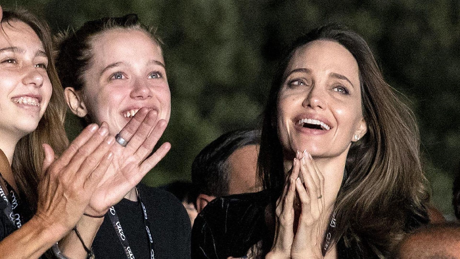 Angelina Jolie y Shiloh, las fans más inesperadas de Måneskin, el grupo italiano de moda