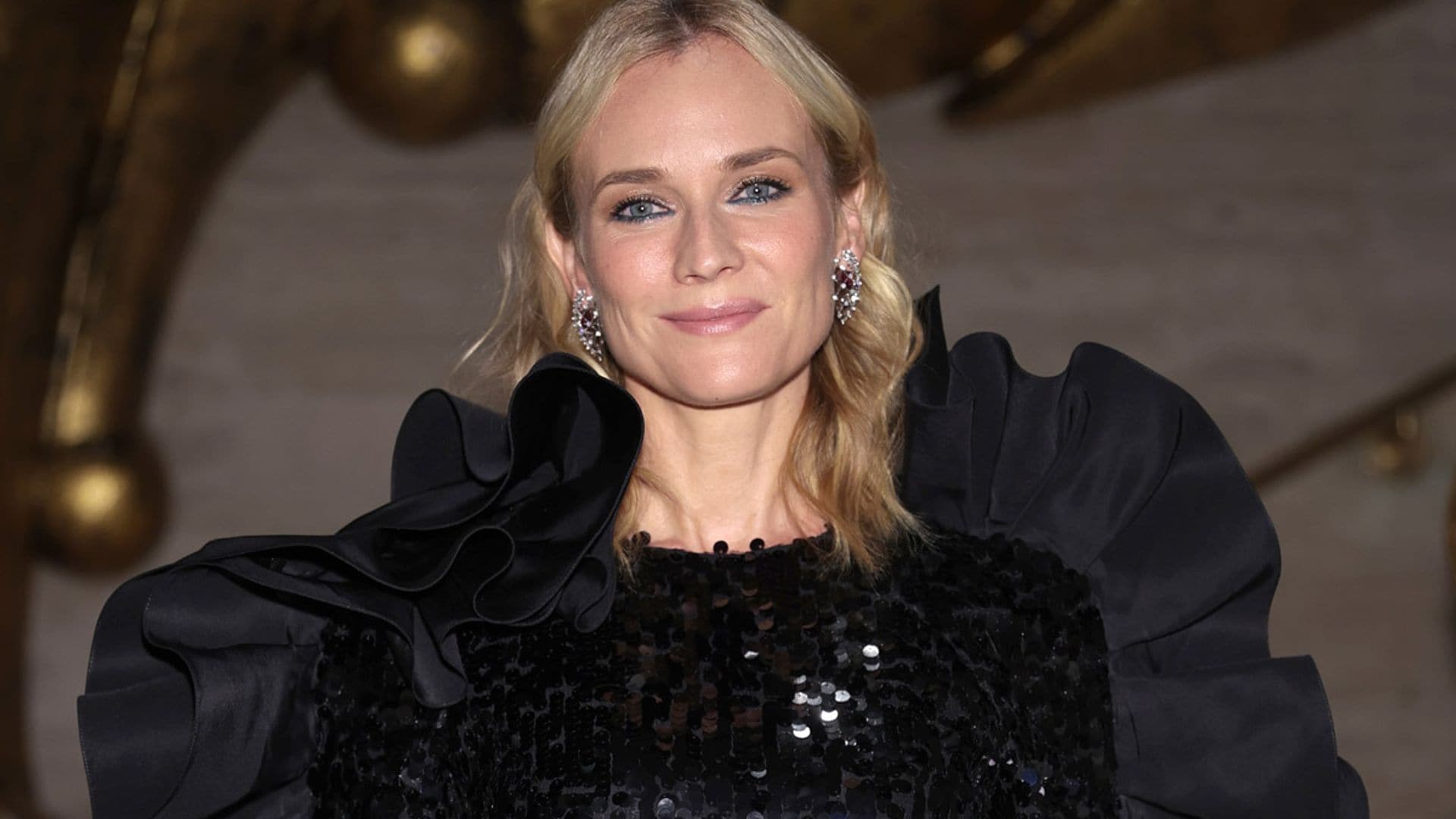 Diane Kruger nos avanza el maquillaje de tendencia para estas navidades