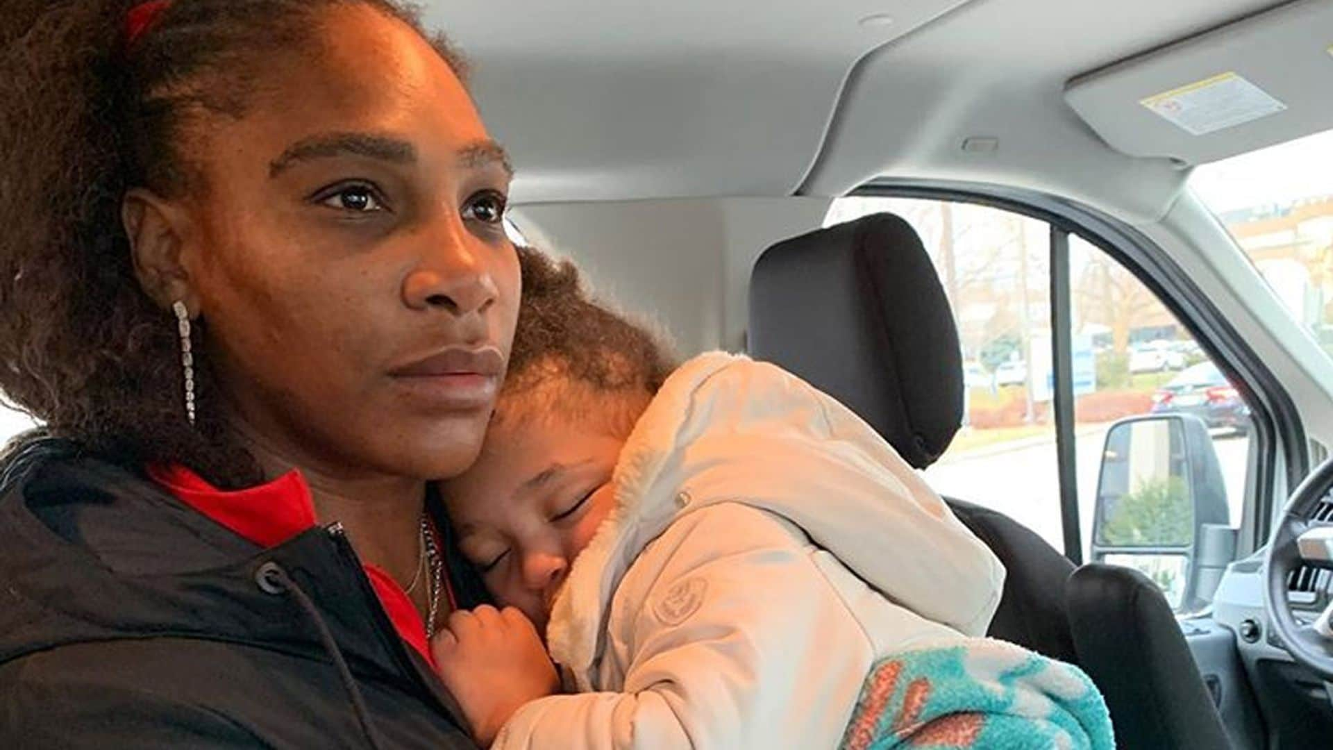 La divertida reacción de Olympia, la hija de Serena Williams, al ver llover