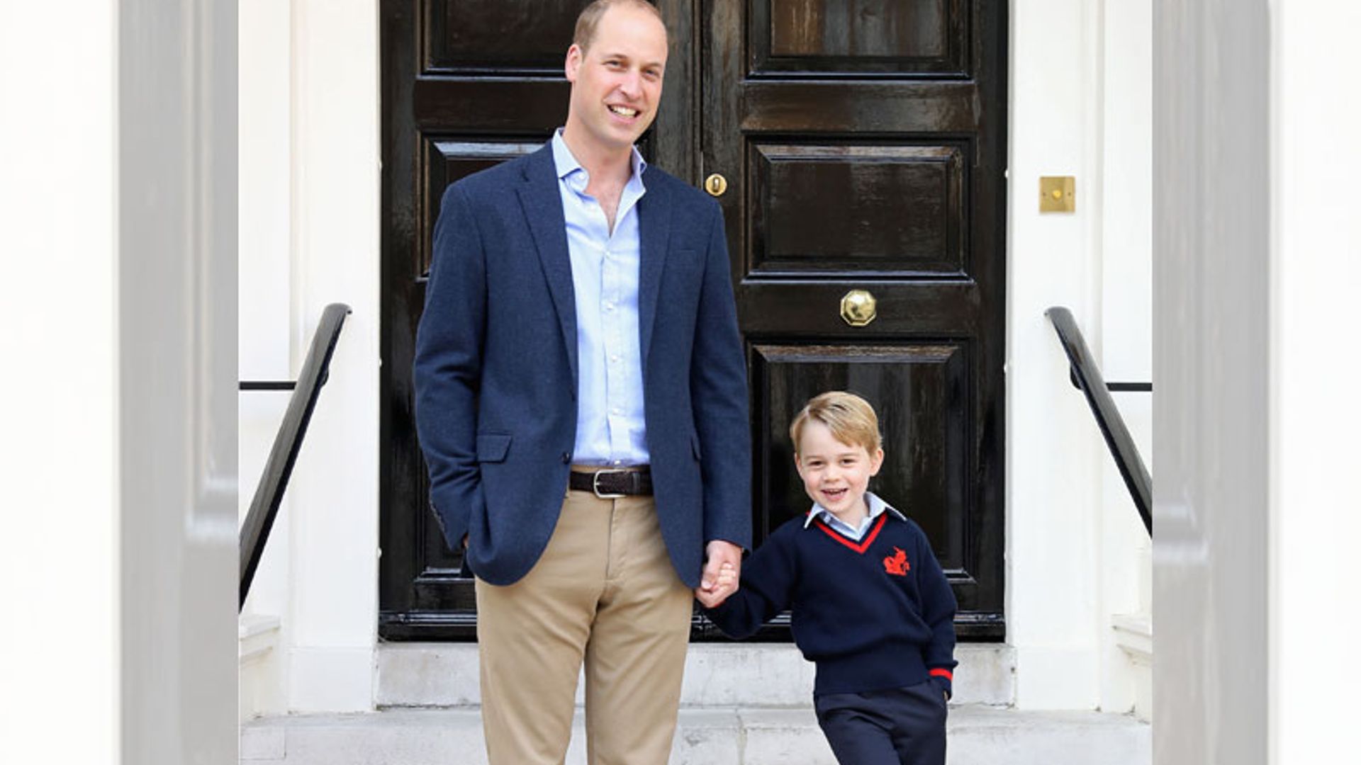 En vídeo y al detalle, ¿cómo vivió el príncipe George su primer día de colegio?