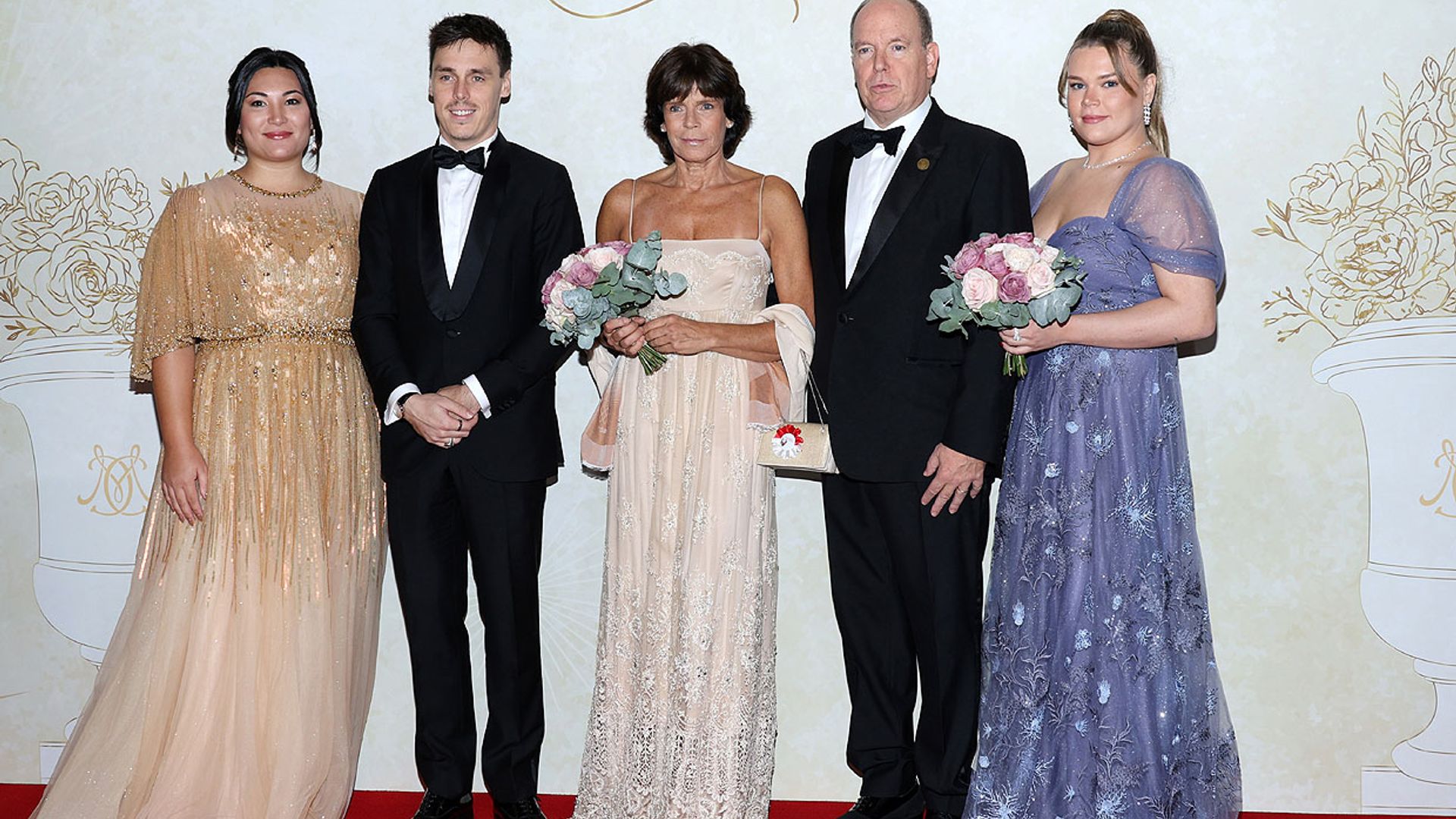 Alberto y Estefanía de Mónaco presiden la cena de gala en honor al centenario del nacimiento del príncipe Rainiero