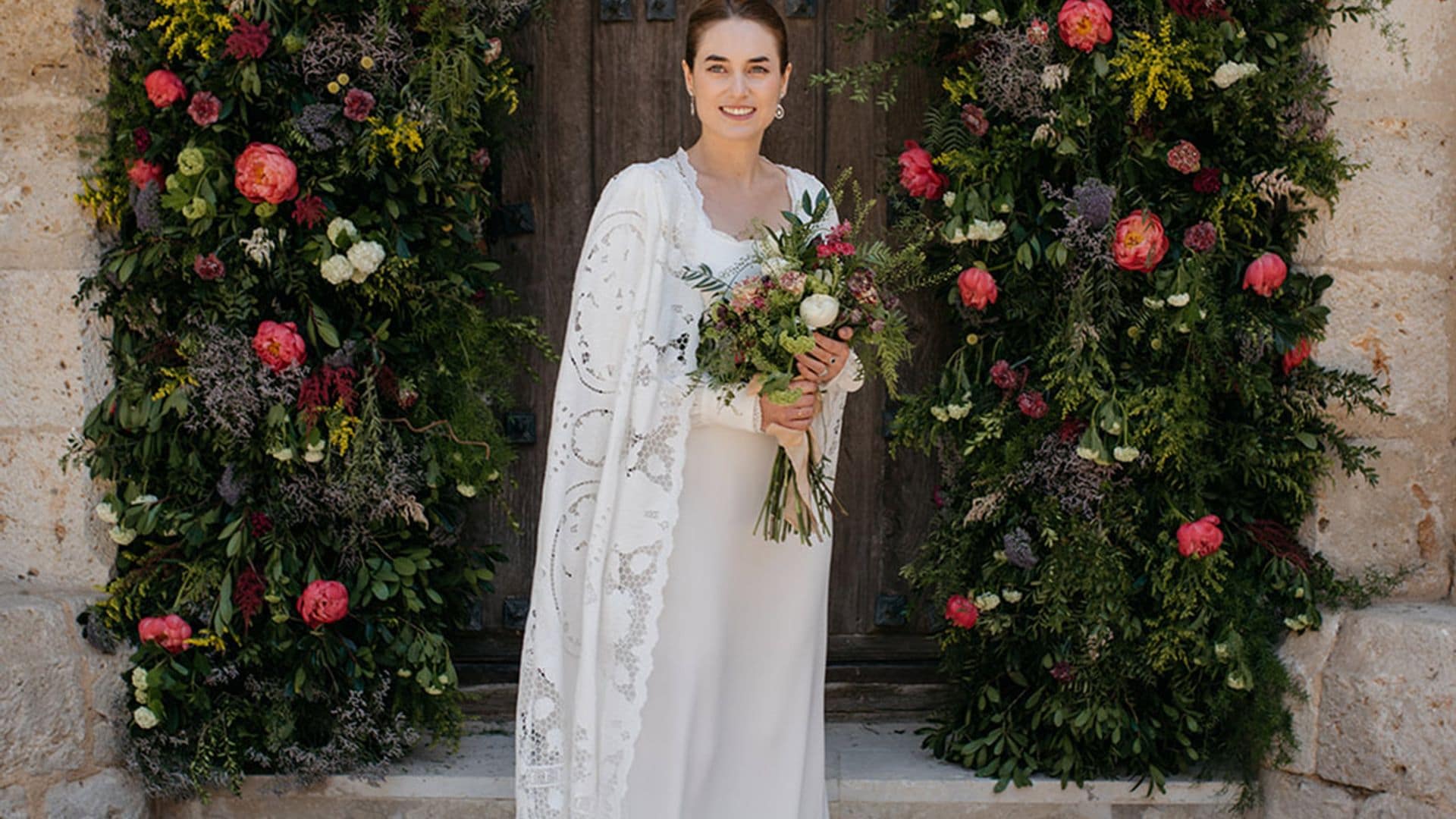 Dos vestidos muy especiales para la boda de Beatriz en la Ribera del Duero