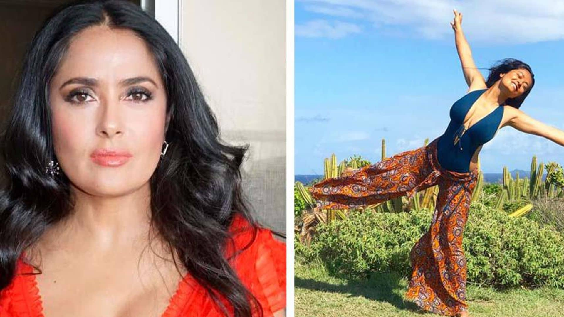 ¡Espectacular a sus 53! Salma Hayek demuestra que con los años luce cada vez mejor