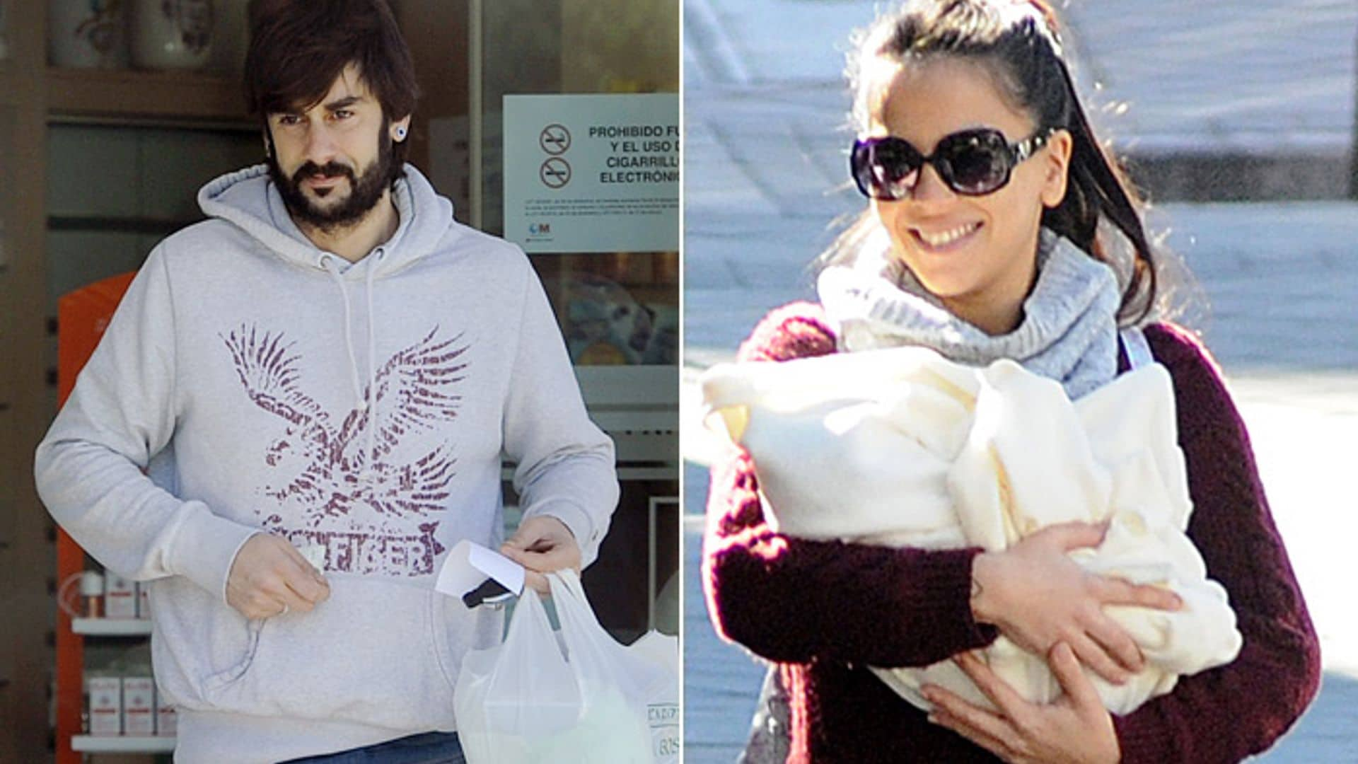 Primeras imágenes de Melendi y Julia Nakamatsu con su pequeña Lola