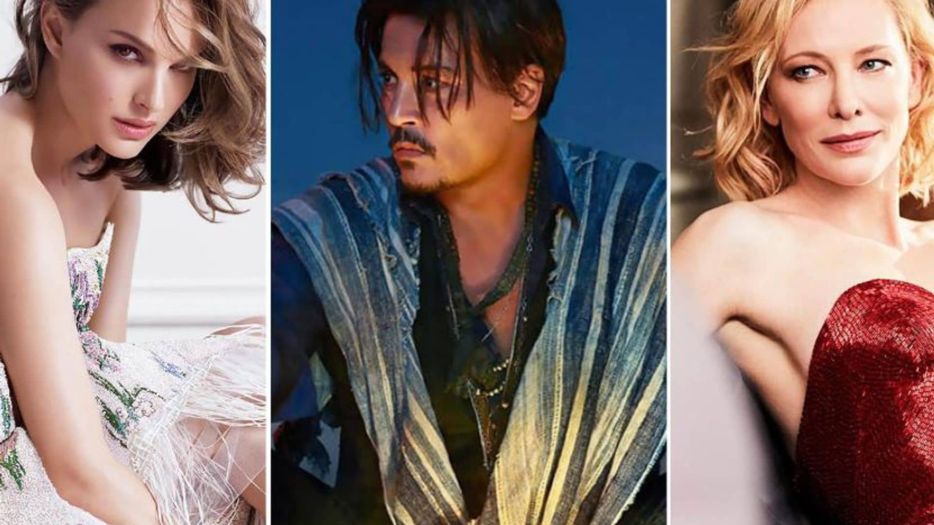 Johnny Depp y otras celebs que muestran su lado atractivo como modelos