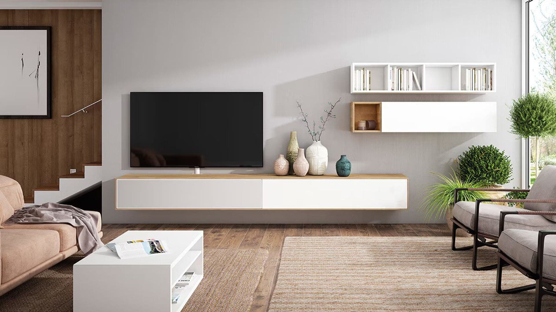 10 muebles de TV prácticos y decorativos que te encantarán para tu salón